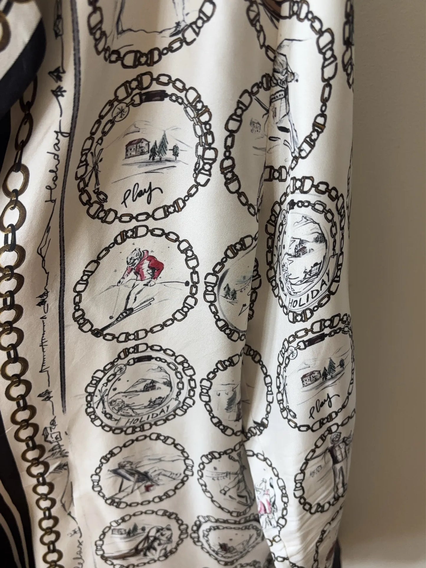 Max Mara-sidenskjorta
