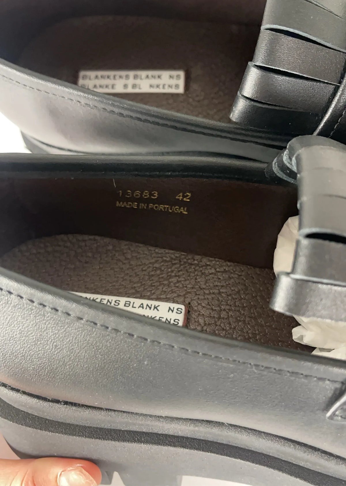 Blankens The Jade-skinnloafers NWT
