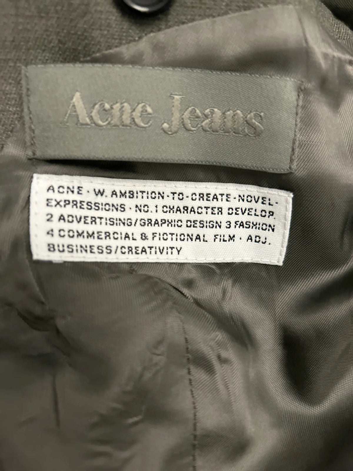 Acne Jeans Blazer