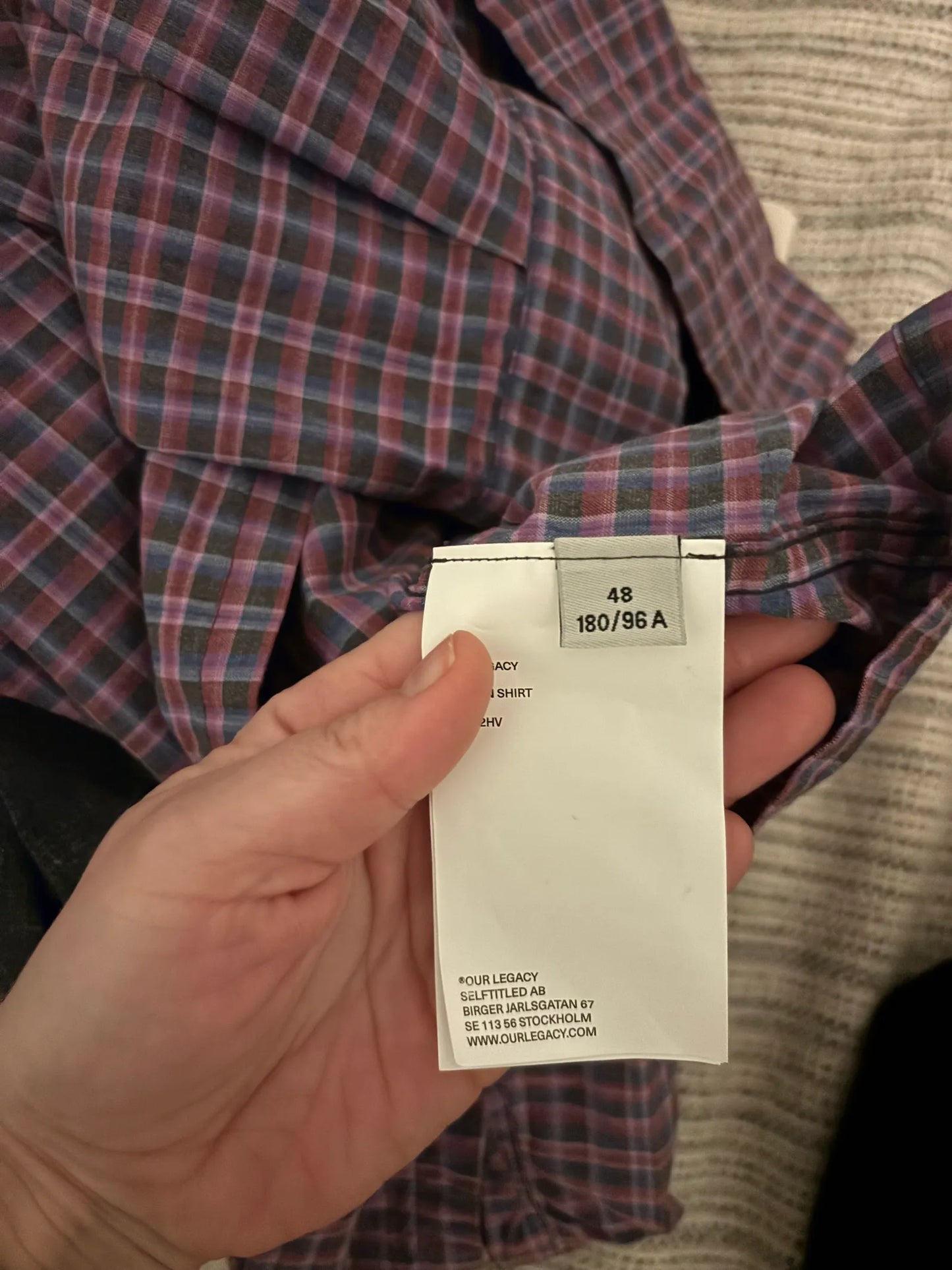 Our Legacy-skjorta NWOT