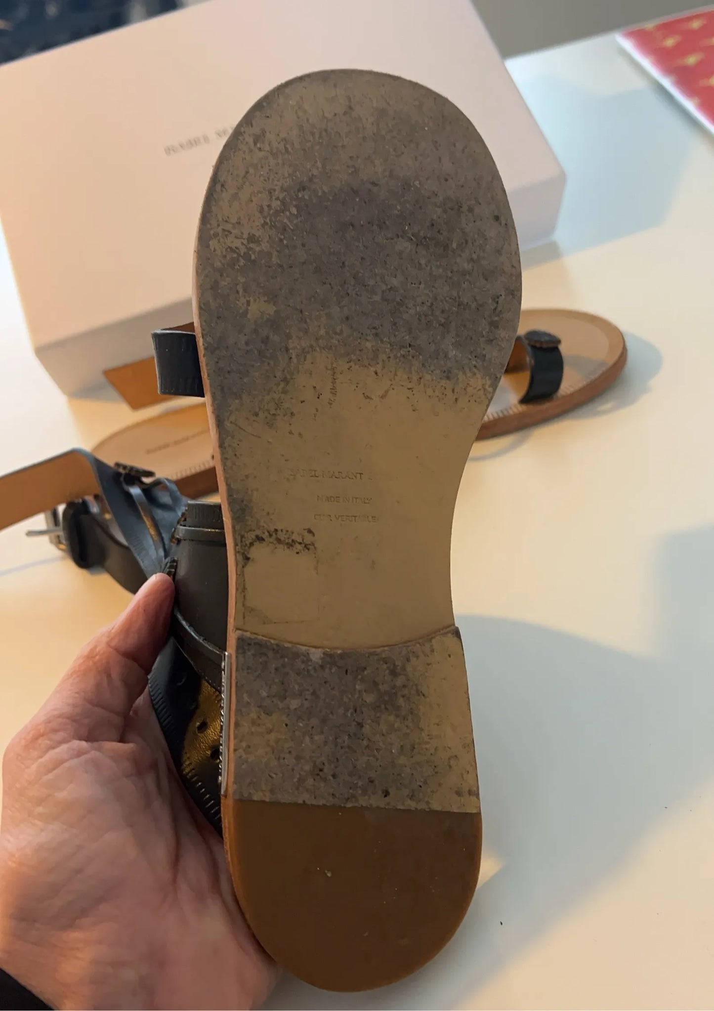 Isabel Marant Gladiatorskinnsandaler-sandaler