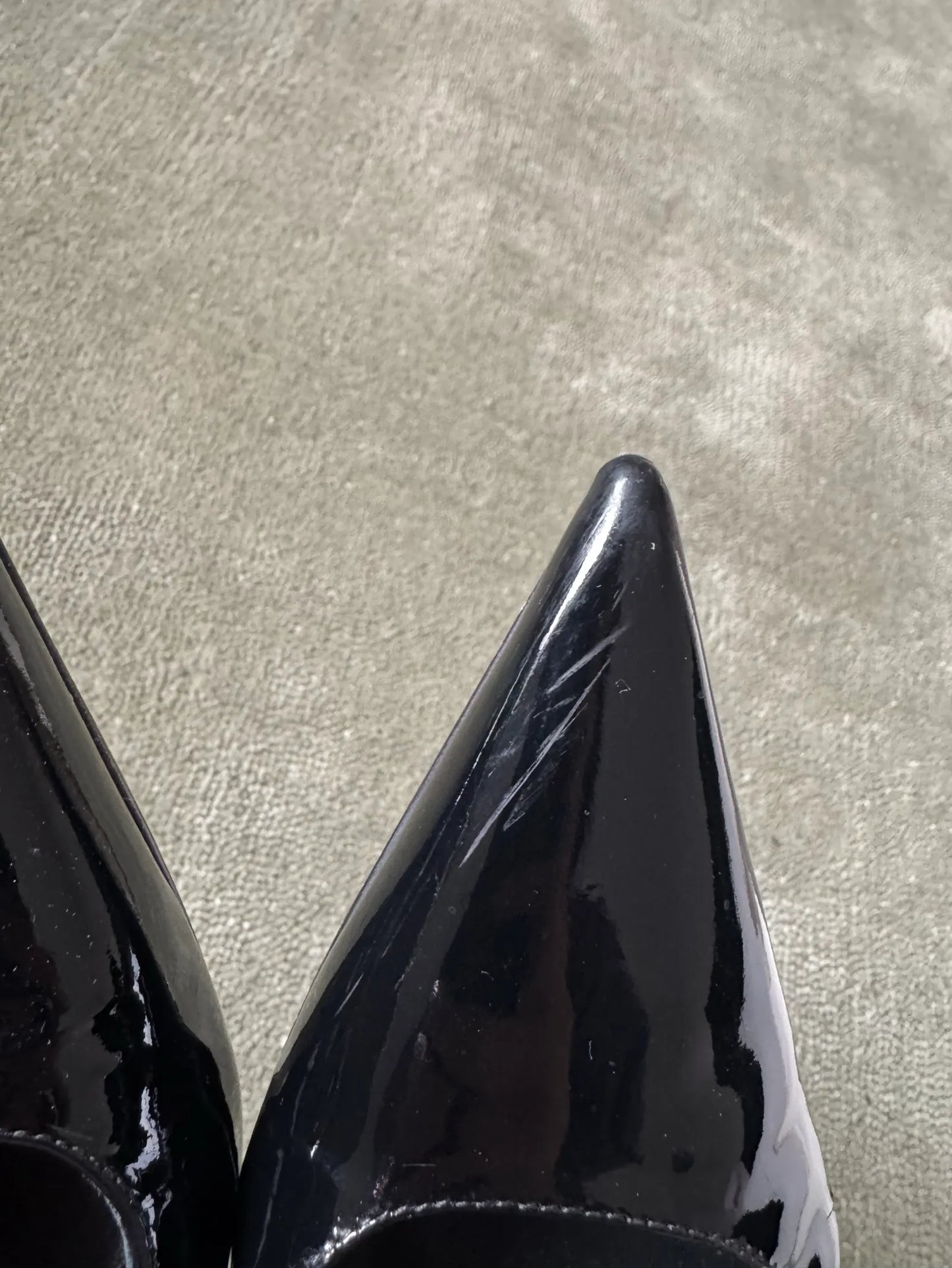 Toteme Sharp Sling Back Patent Heels