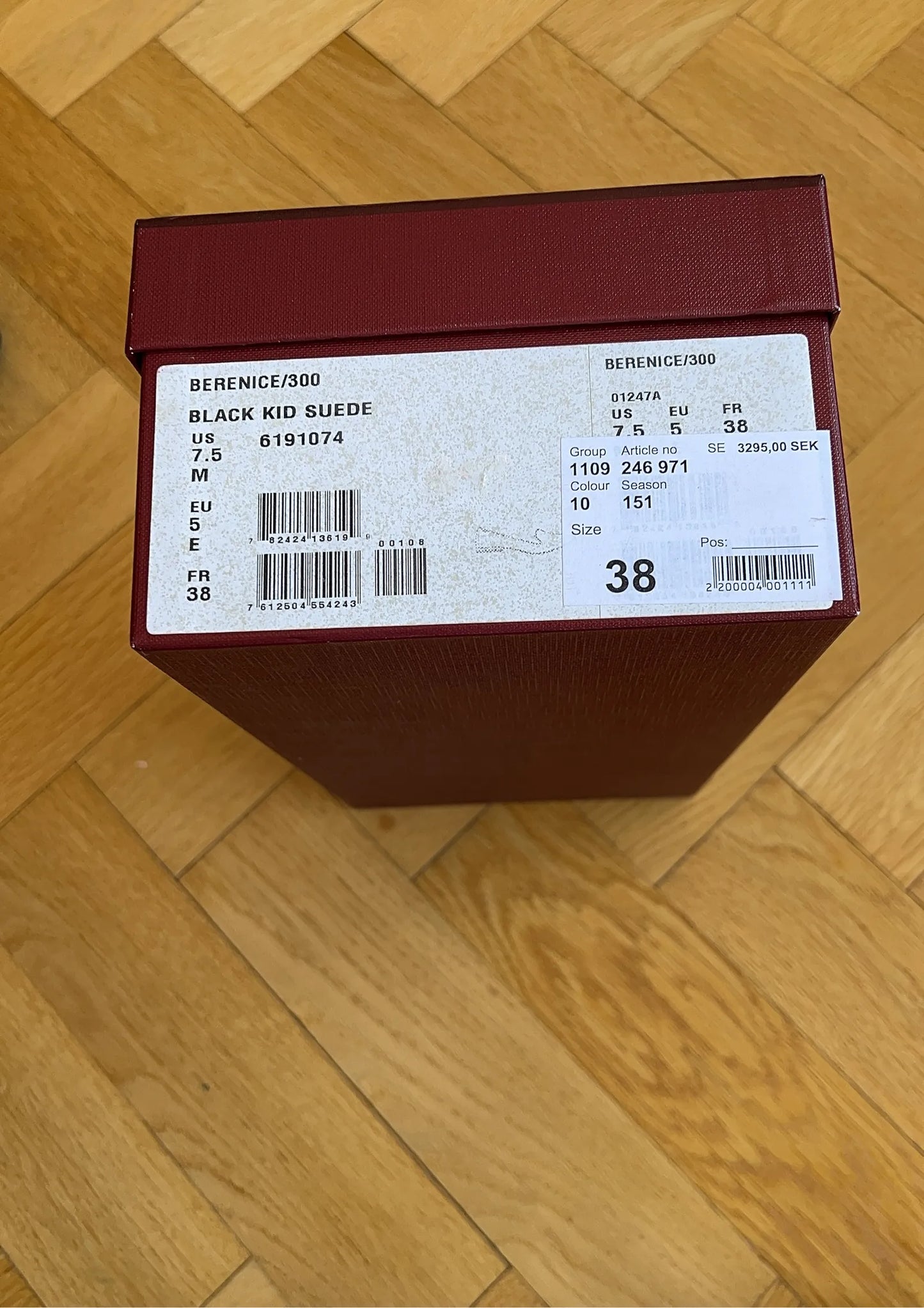 Bally Black Kid Suede Ballet flats
