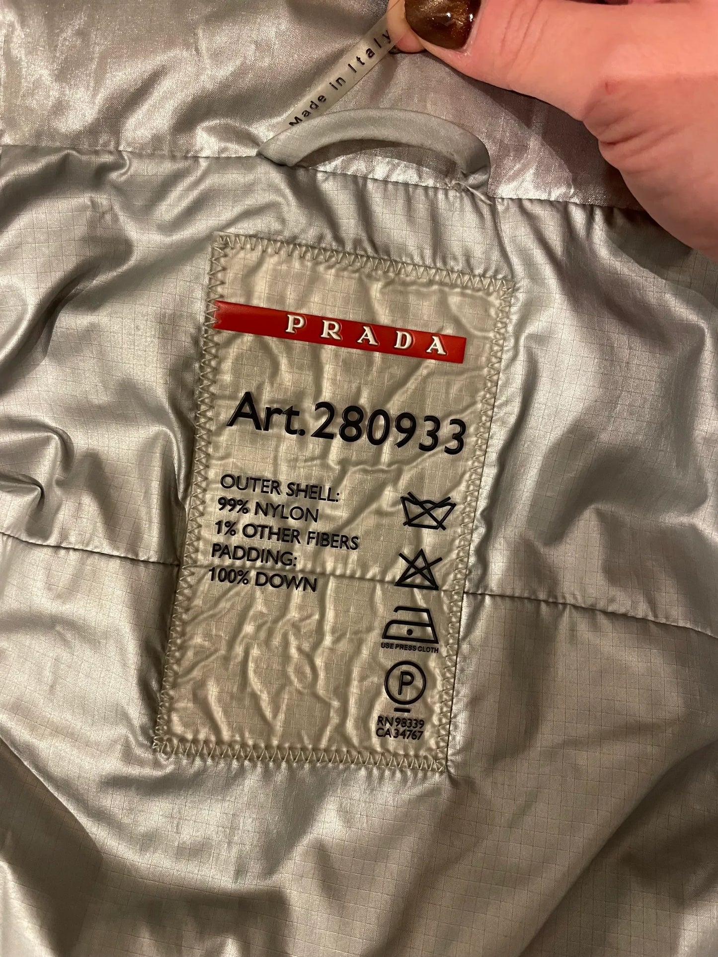 Prada Puffer jacket