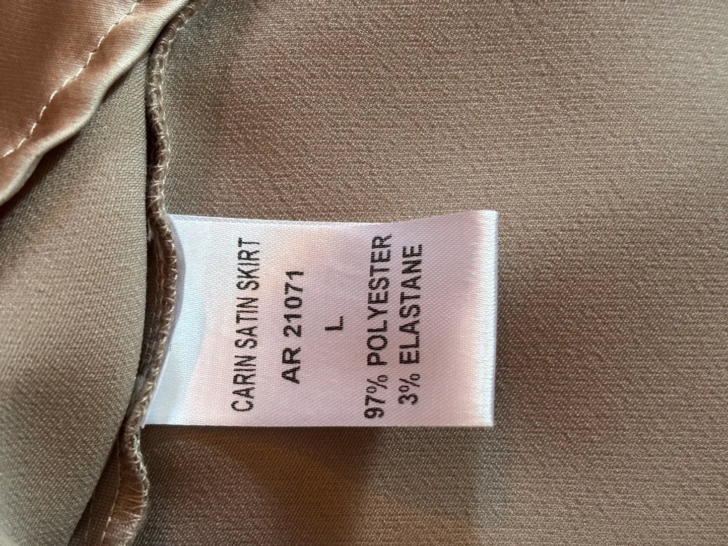 Aurora Carin Satin-kjol NWOT