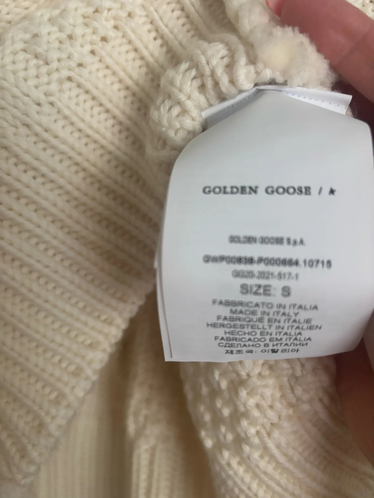 Golden Goose-ulltröja NWOT