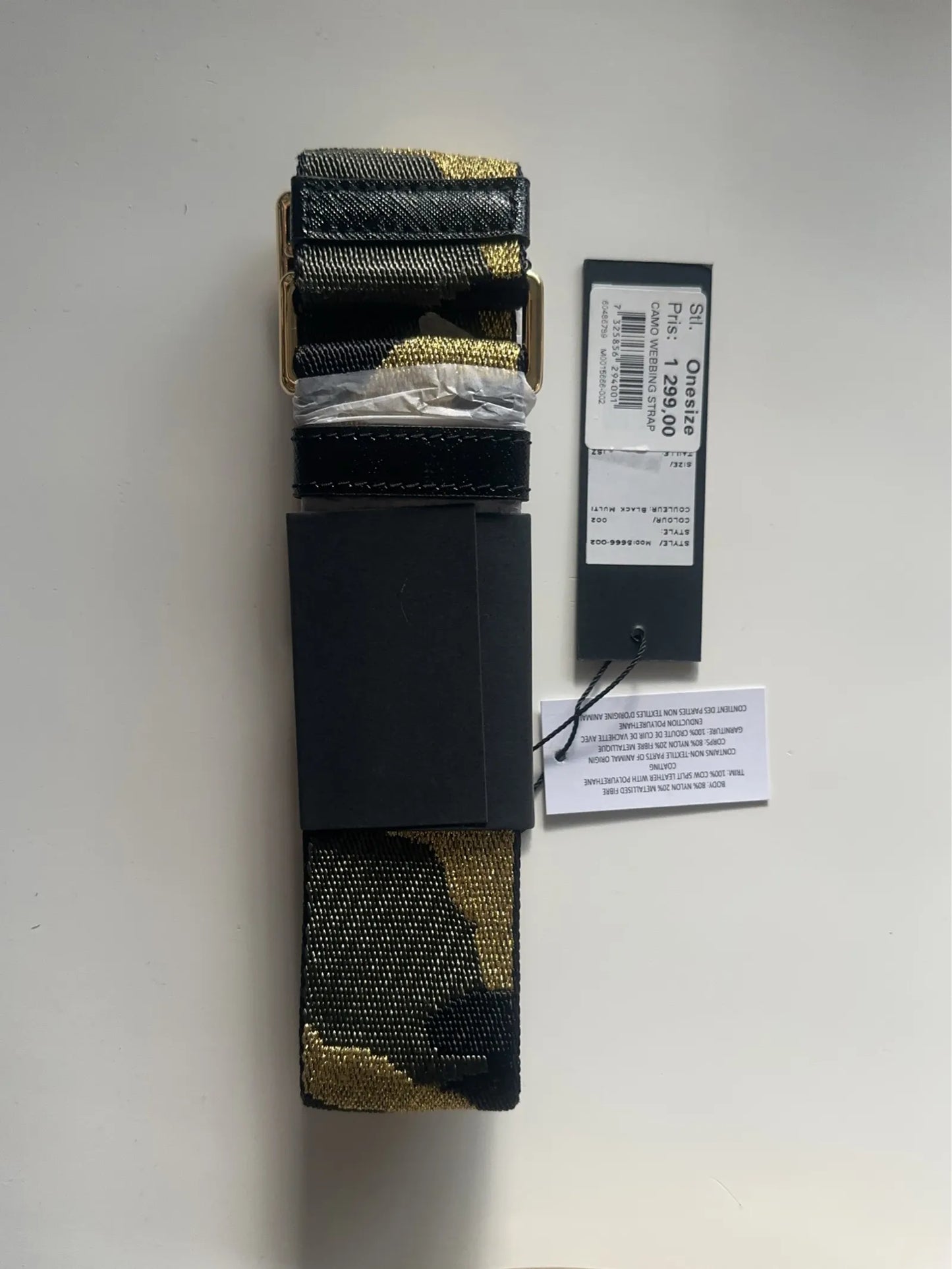 Marc Jacobs Black Multi-axelremsväska NWT