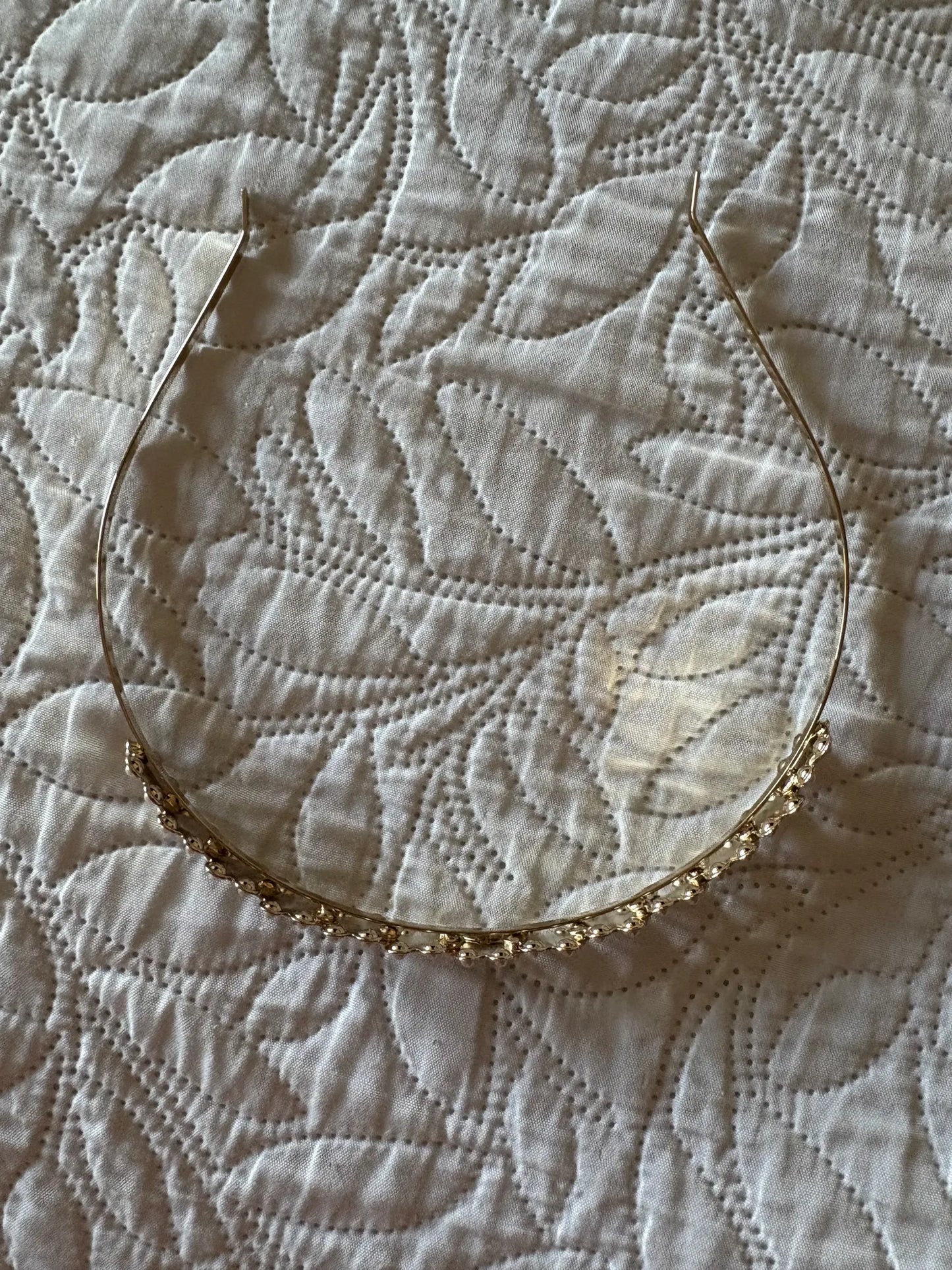 Valentino Flower Embellished Headband Hat