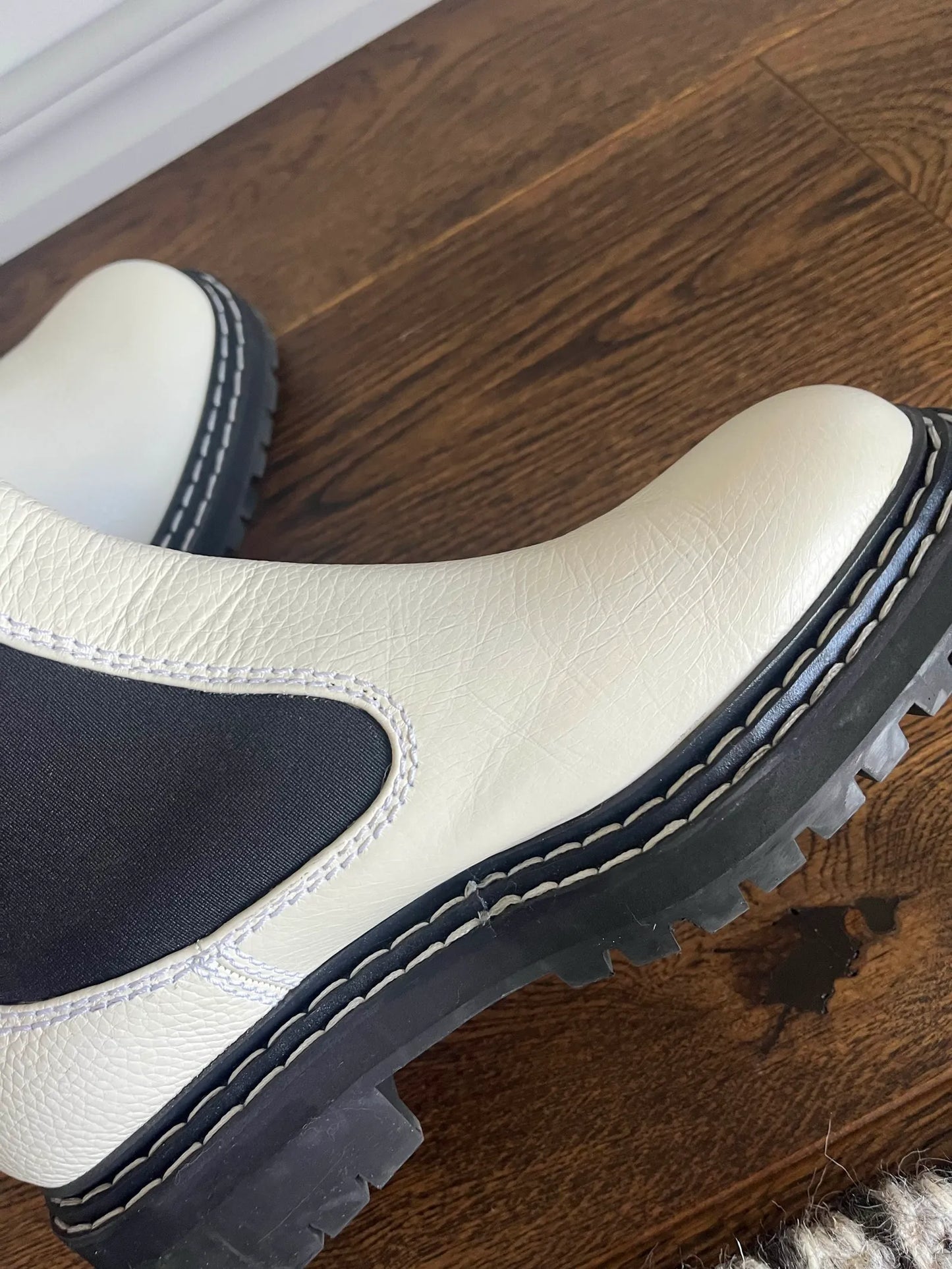 Proenza Schouler Pebbled-leather Chelsea-skinnboots