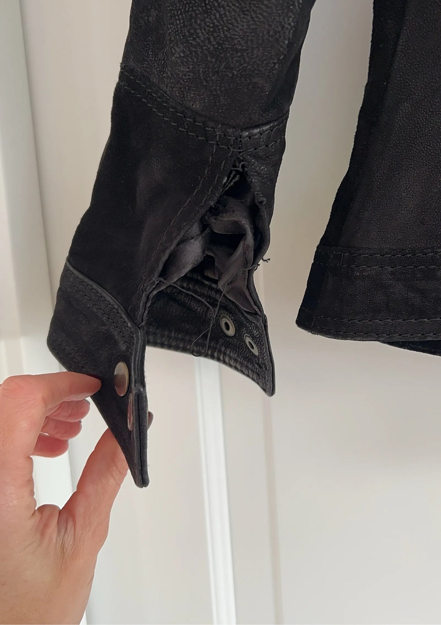 Custommade-skinnjacka