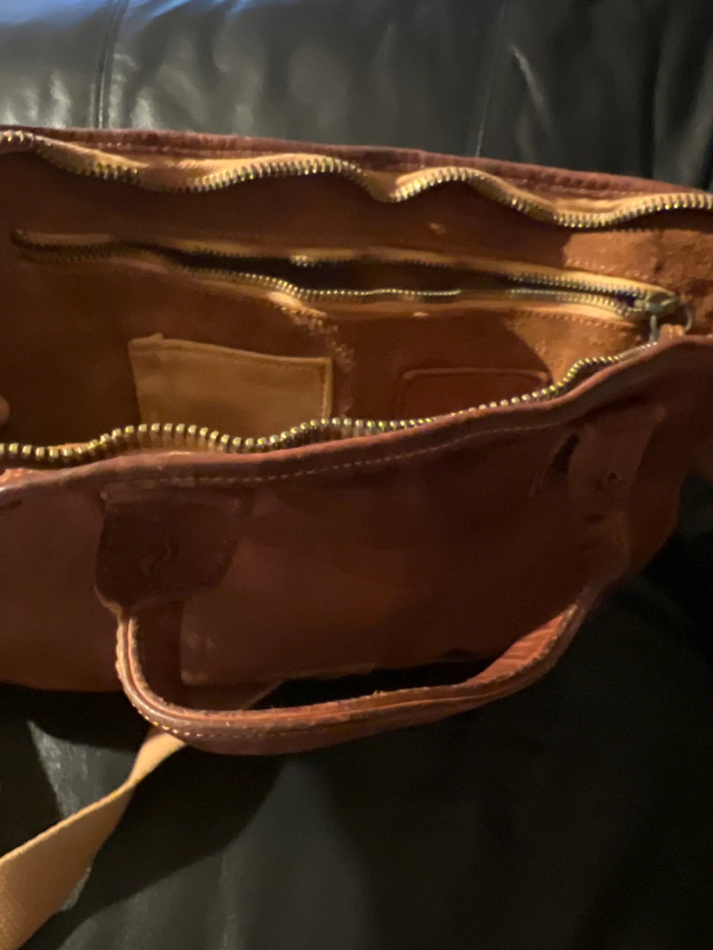 Campomaggi-skinndatorväska NWOT