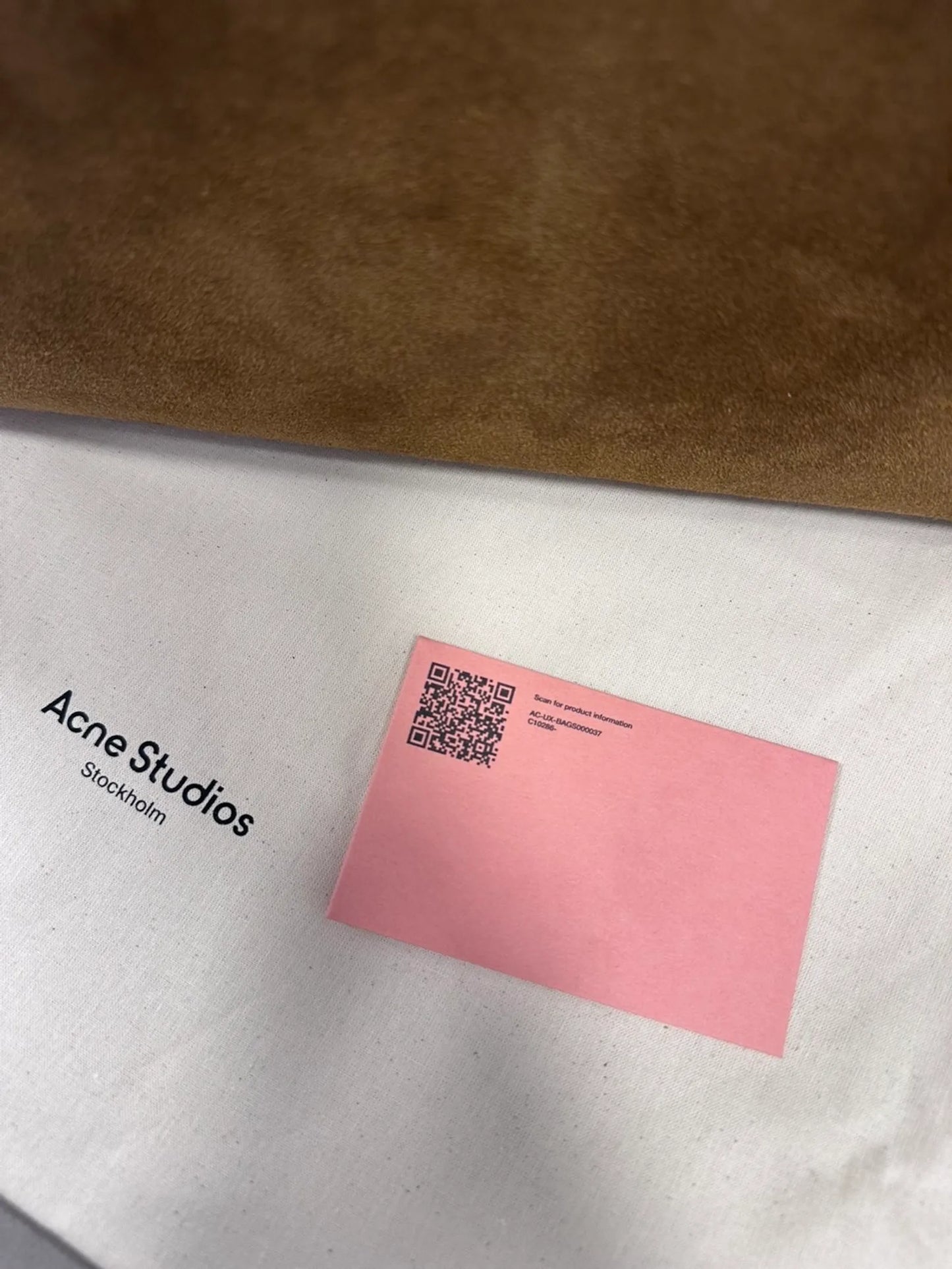 Acne Studios Musubi tote-skinnhandväska NWT