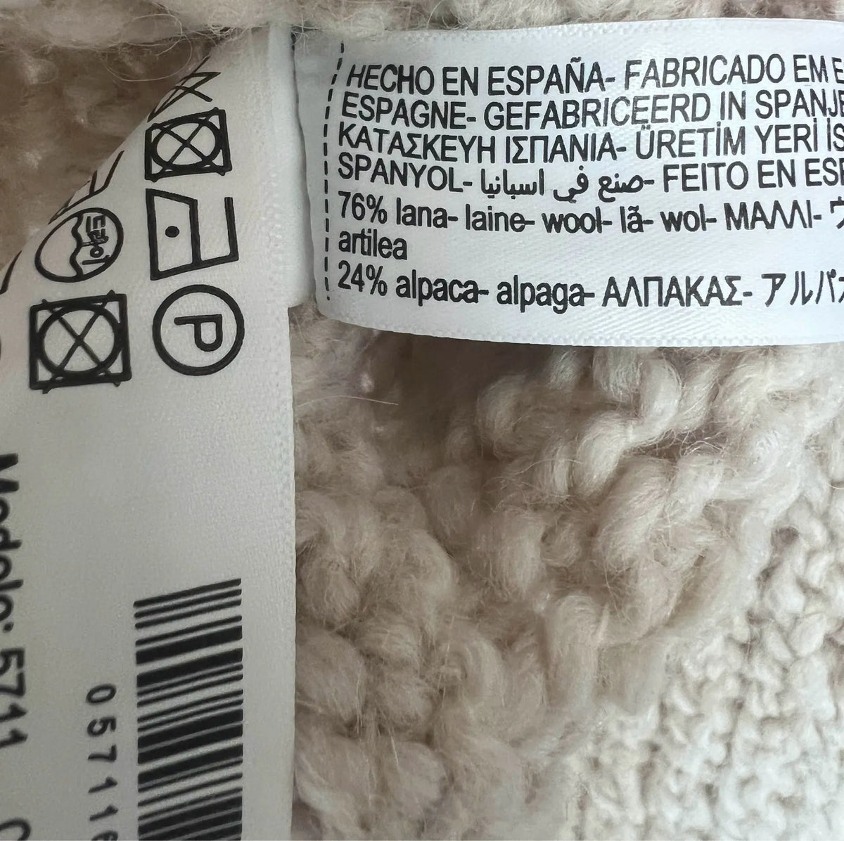 Massimo Dutti-ullkofta NWT