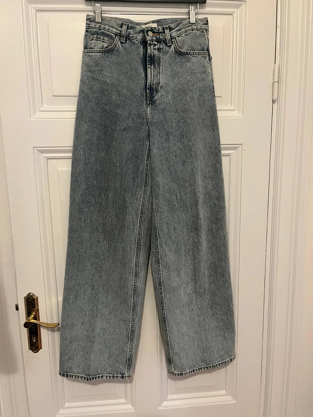 Toteme Wide Leg Denim Jeans