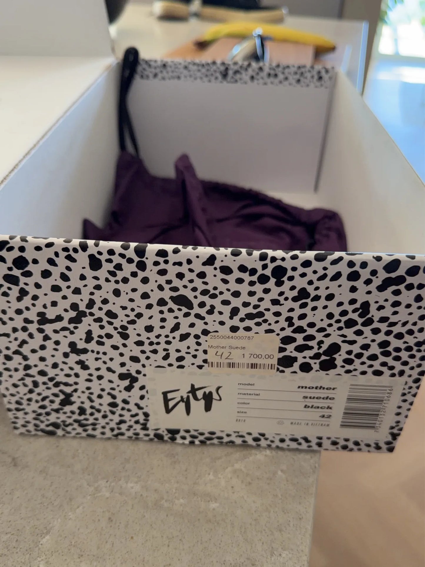 Eytys Mother Canvas Black-sneakers