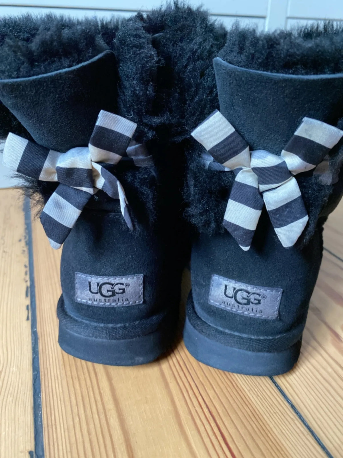 Ugg Mini Bailey Bow Stripe-vinterskor