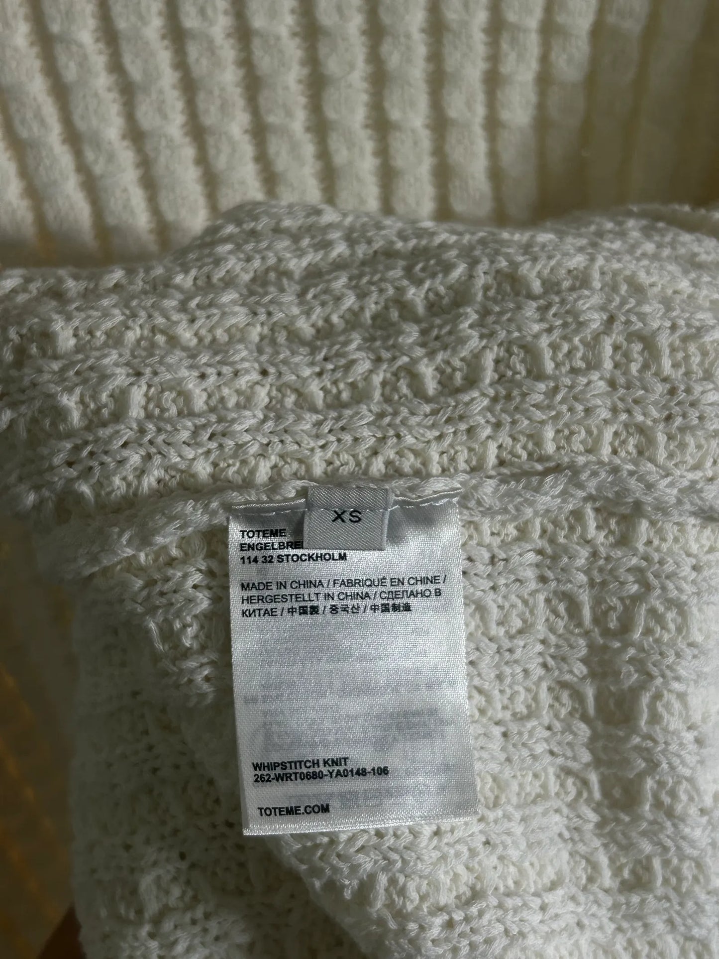 Toteme Whipstitch Knit-polotröja