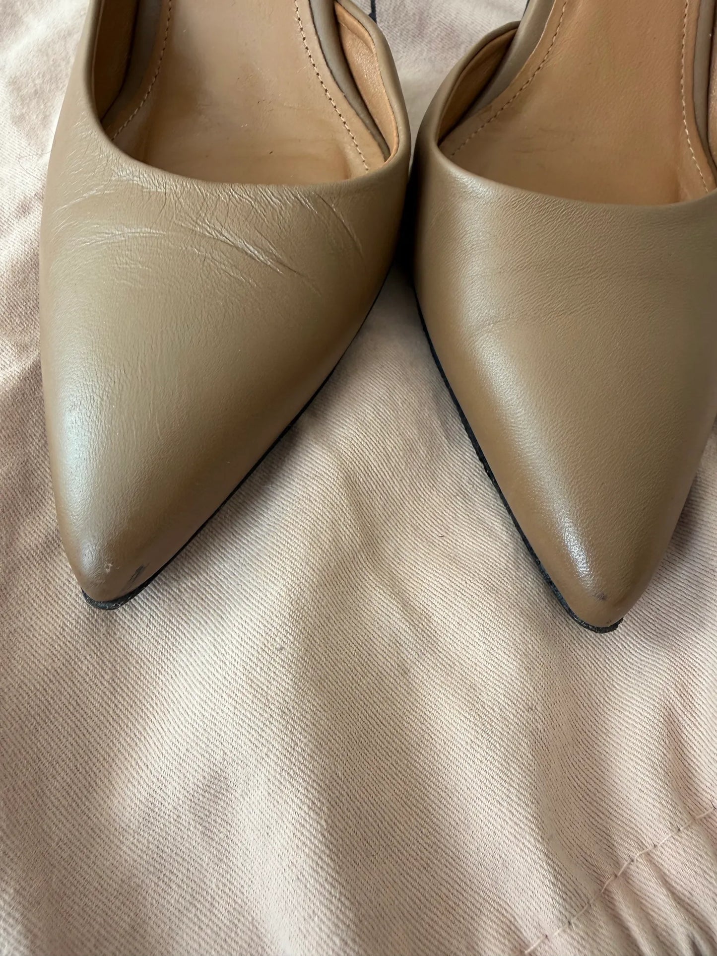 ATP Atelier Lucito Hazelnut Nappa Heels