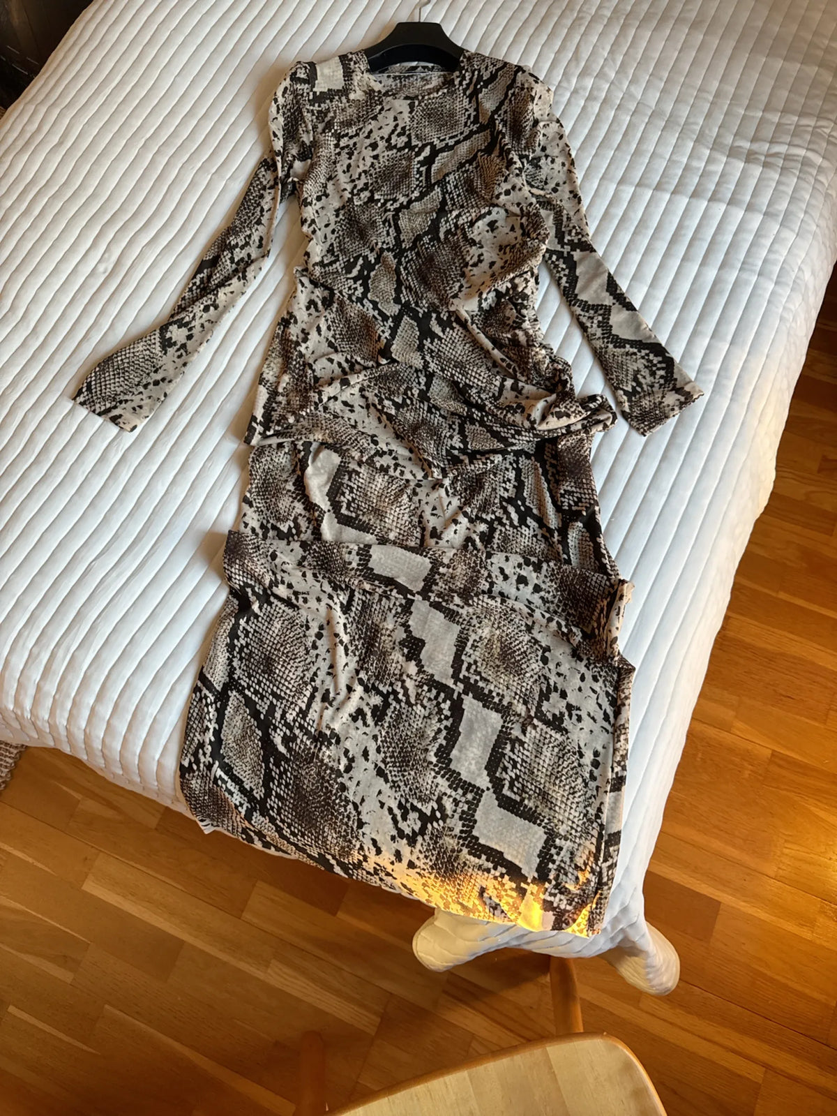 Stella Mccartney For H&M Med Ormskinnstryck-klänning NWOT