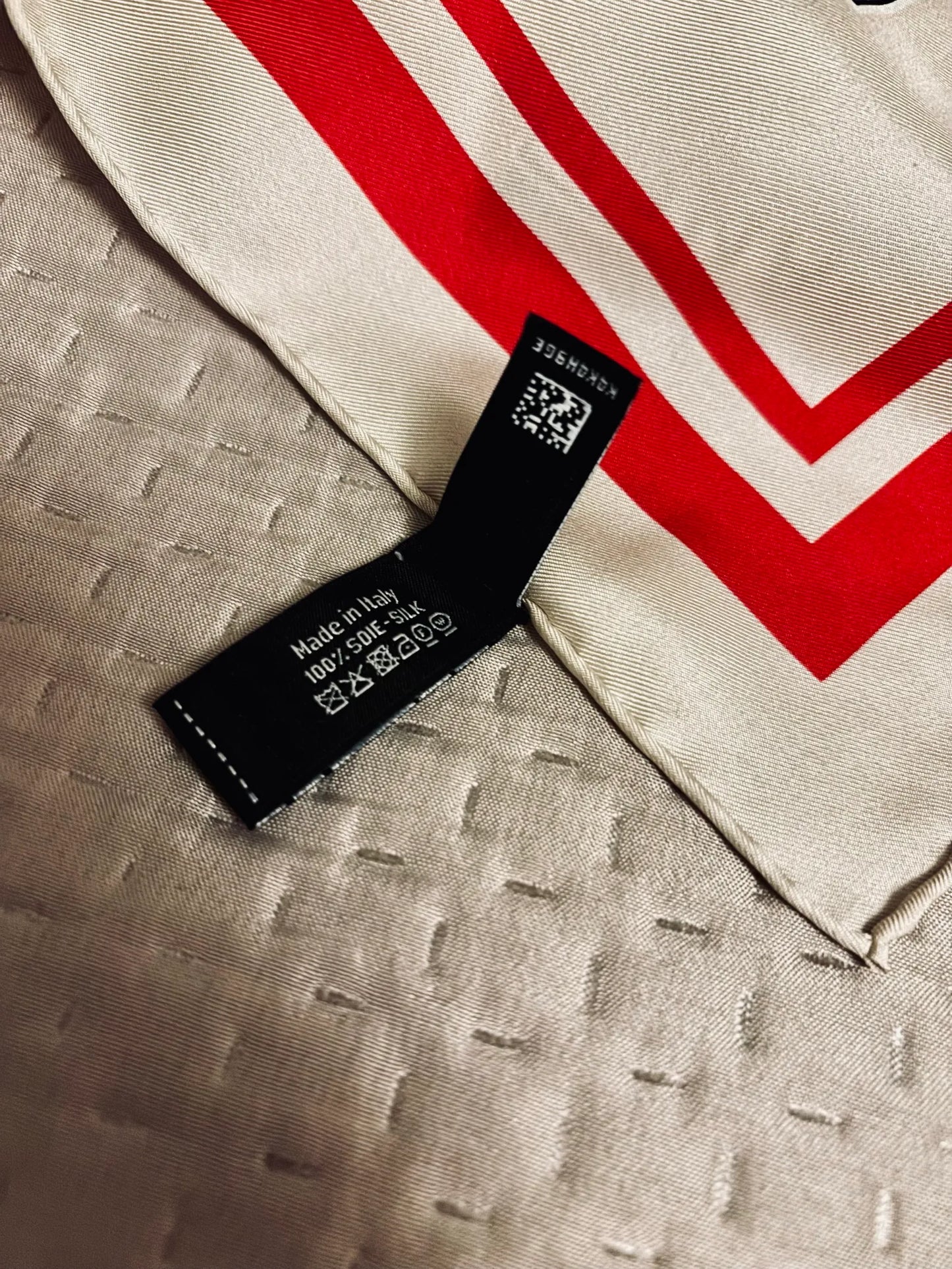 Chanel Beach Logo-sidensjal