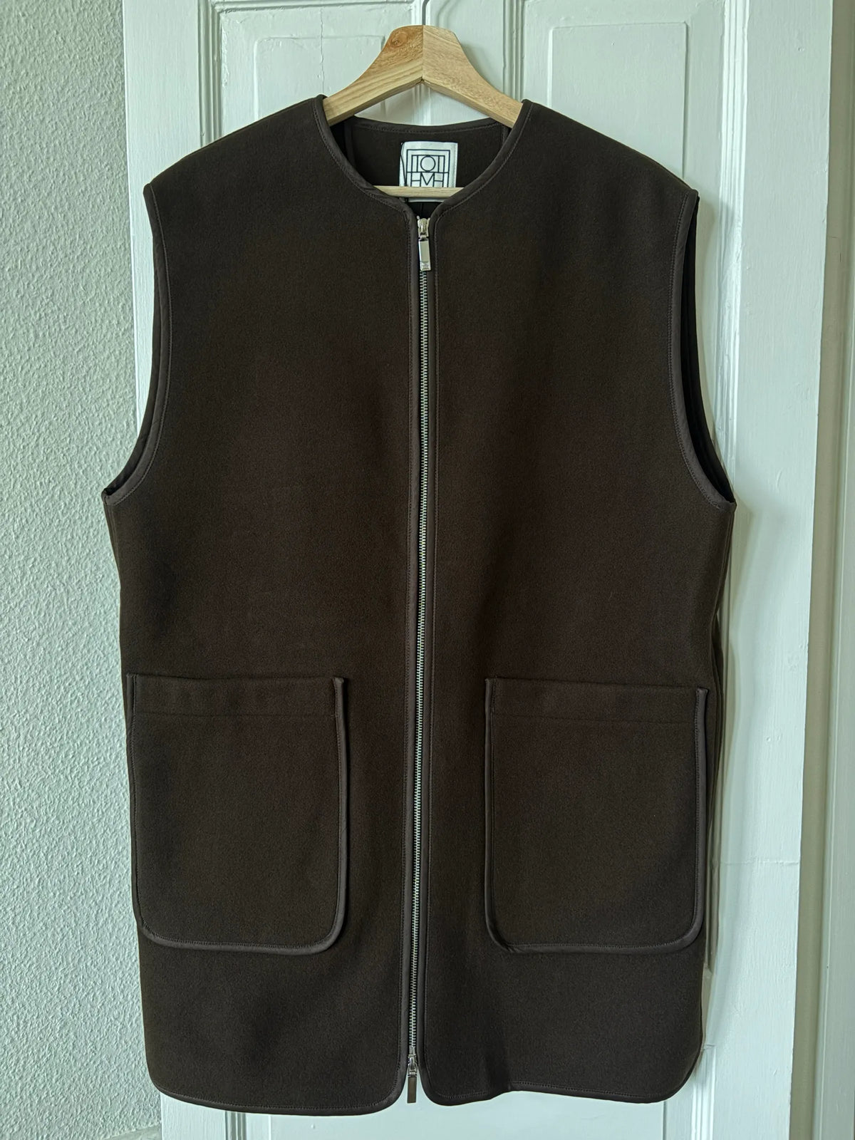 Toteme Felted Wool-ullväst NWT