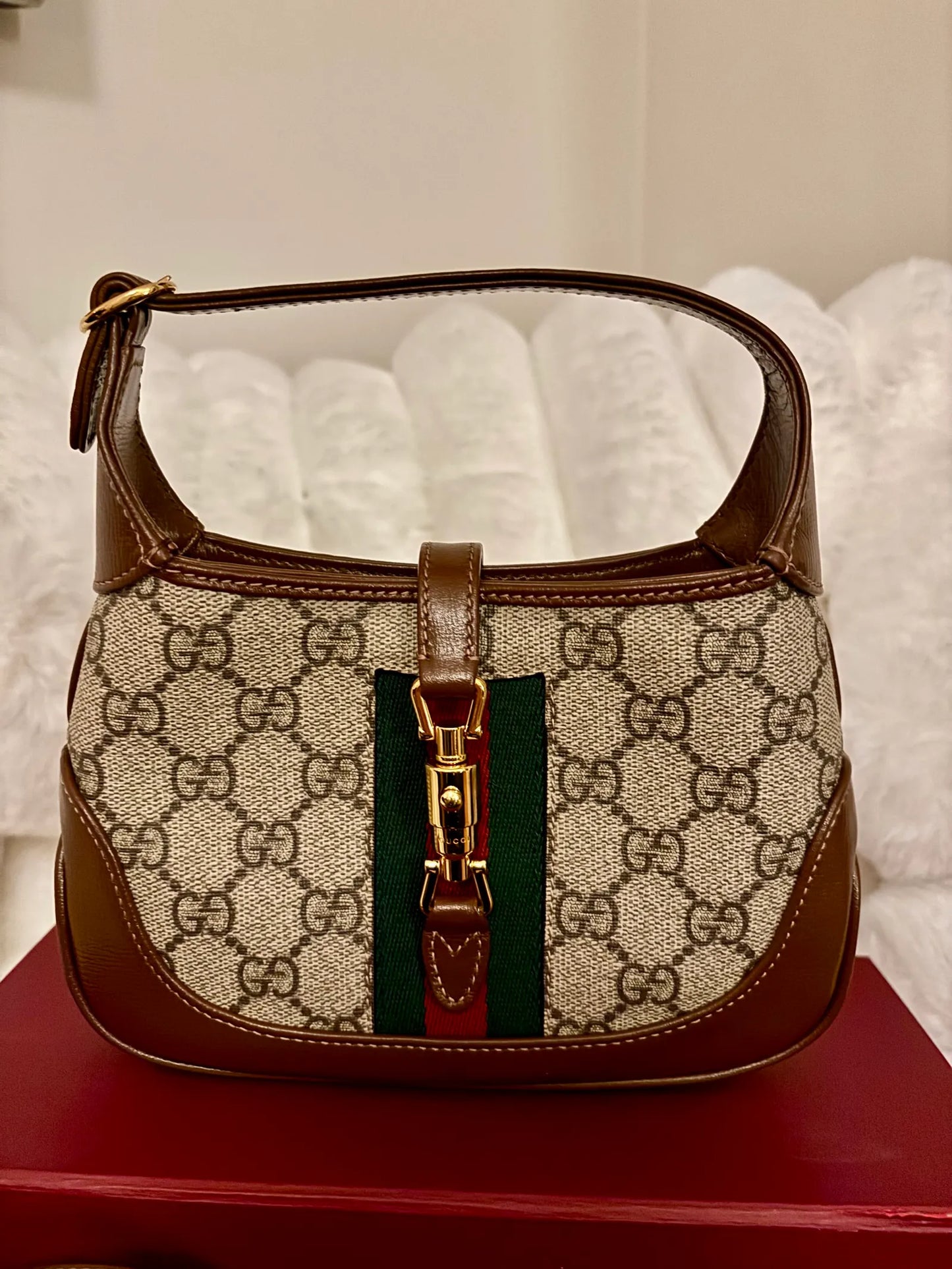 Gucci Jackie Mini 1961 Gg Supreme Handbag