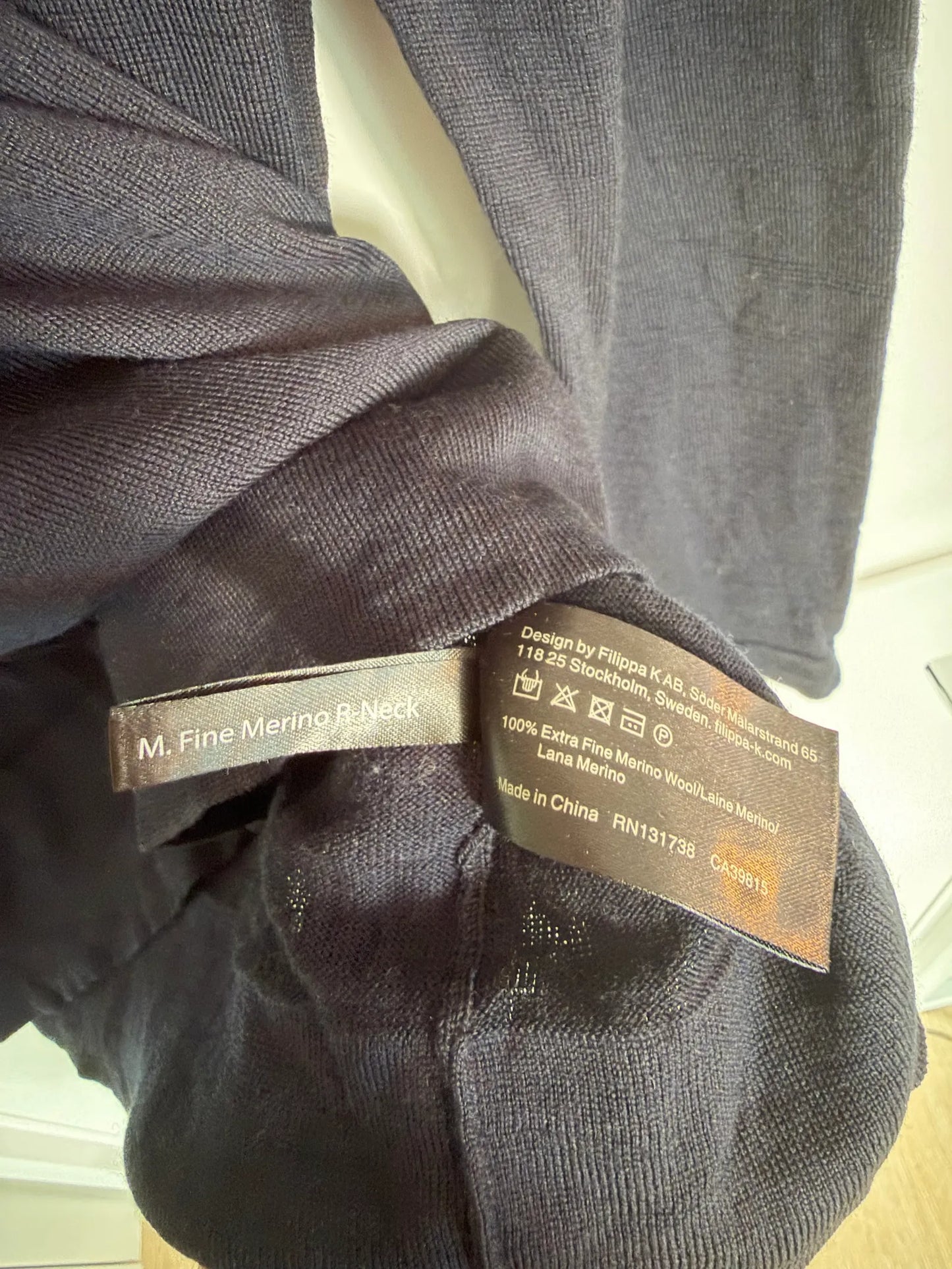 Filippa K M. Fine Merino R--ulltröja