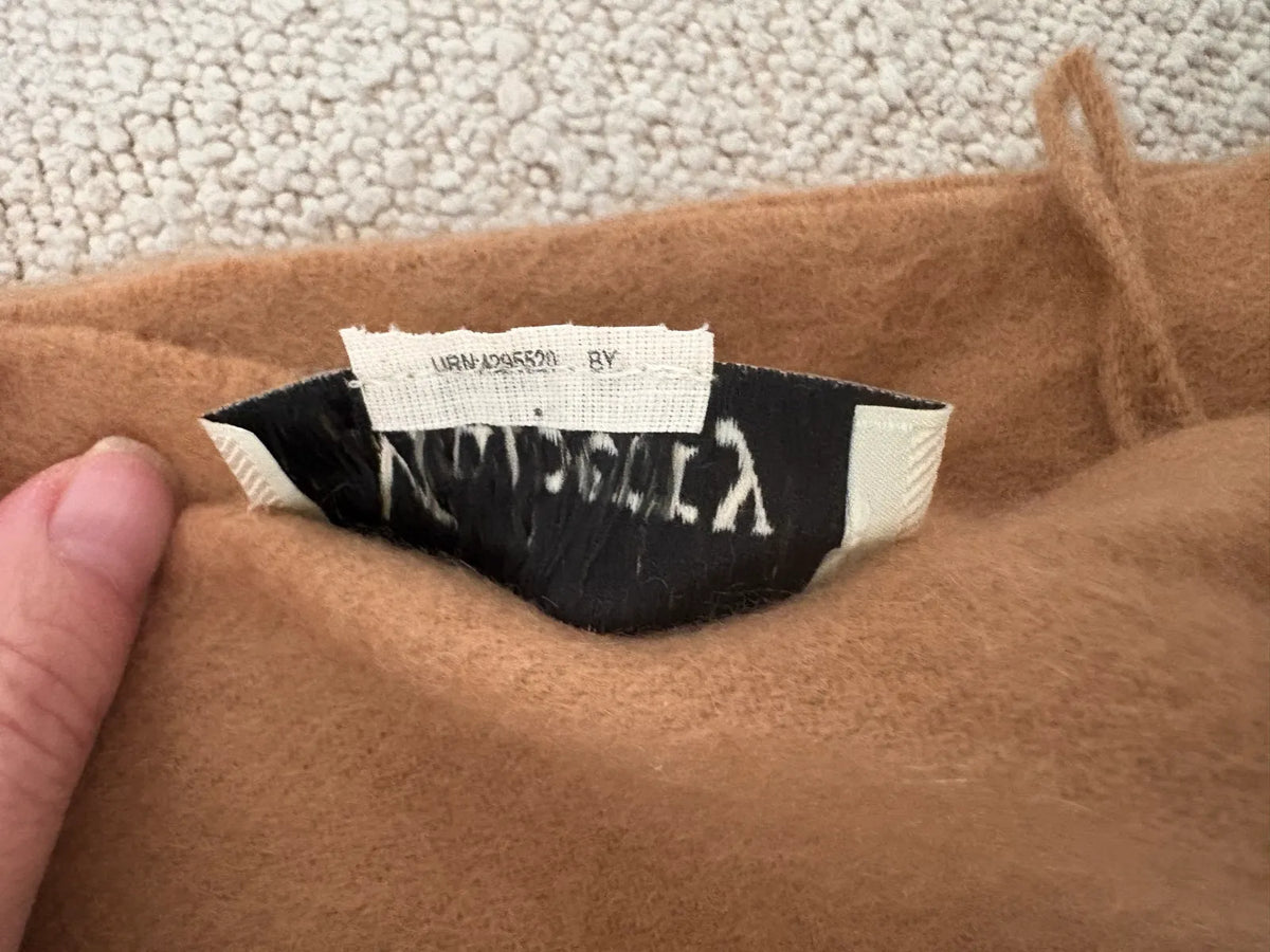 Mulberry Cashmere Dark Camel-kashmirhalsduk NWOT