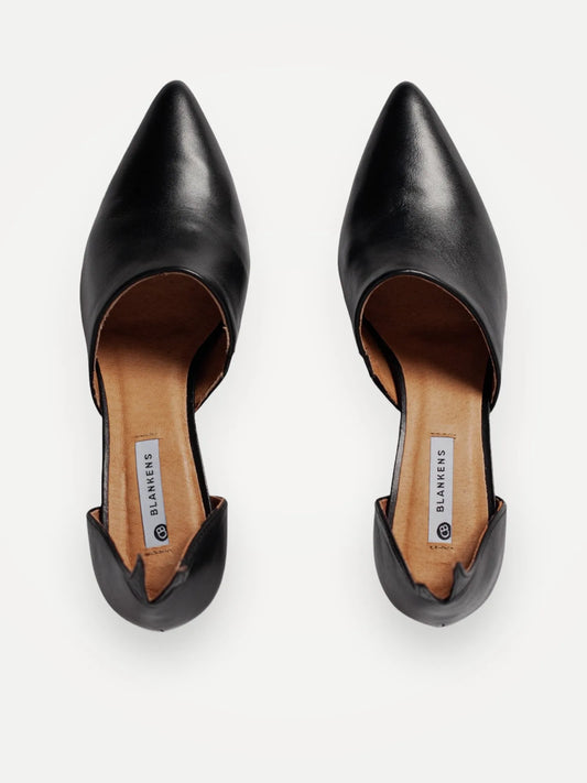 Blankens The Riverside Black Leather Heels