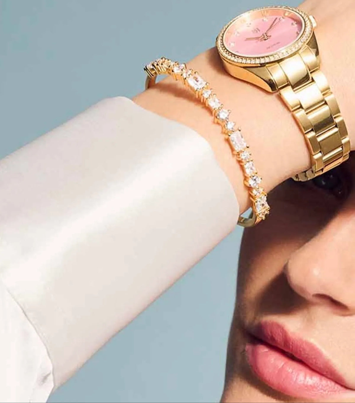 Sif Jakobs 18k Gold Plated Ivrea Bangle Bracelet