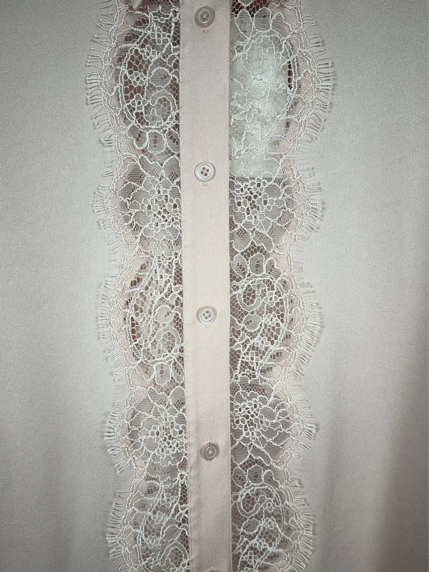 Filippa K Vertical Lace Detail-skjorta