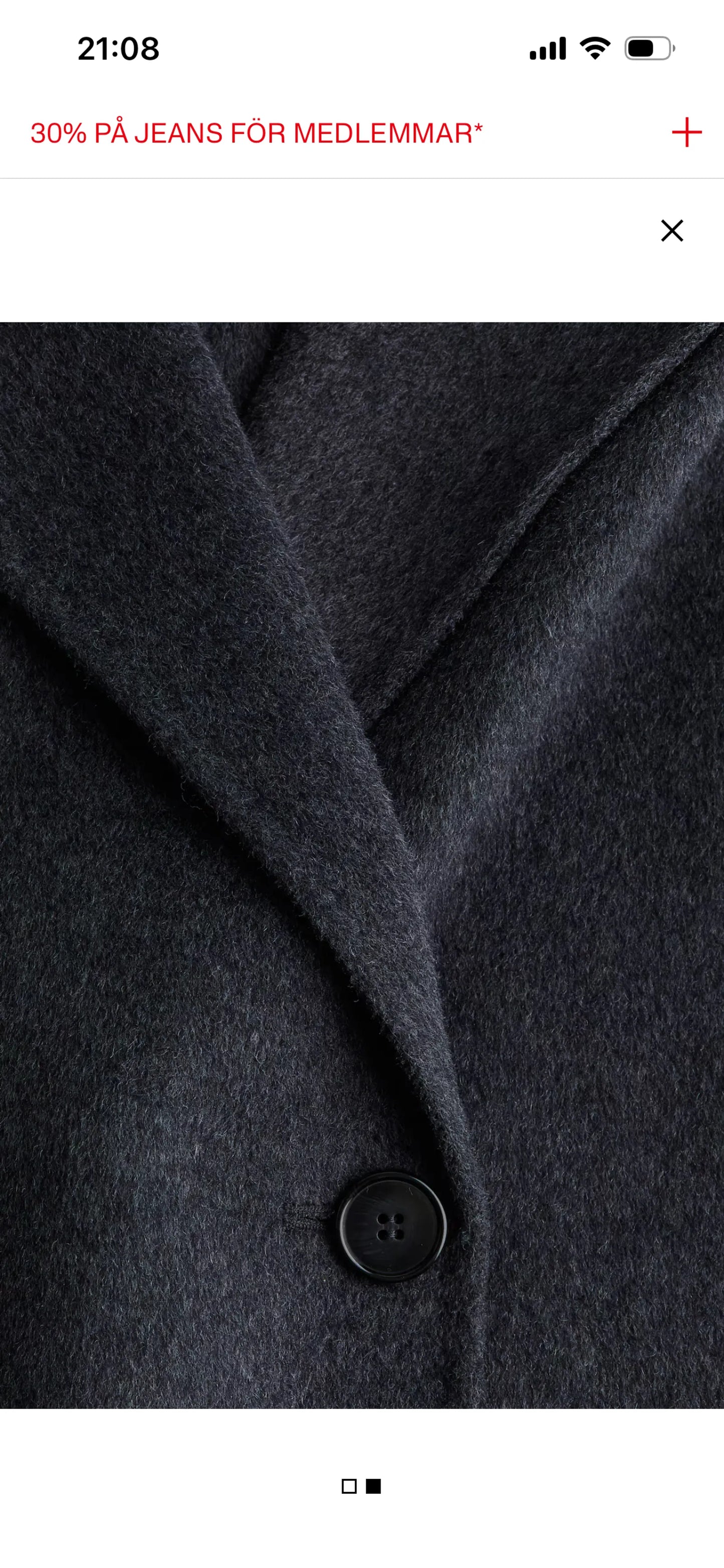 H&M Premium-ullkappa