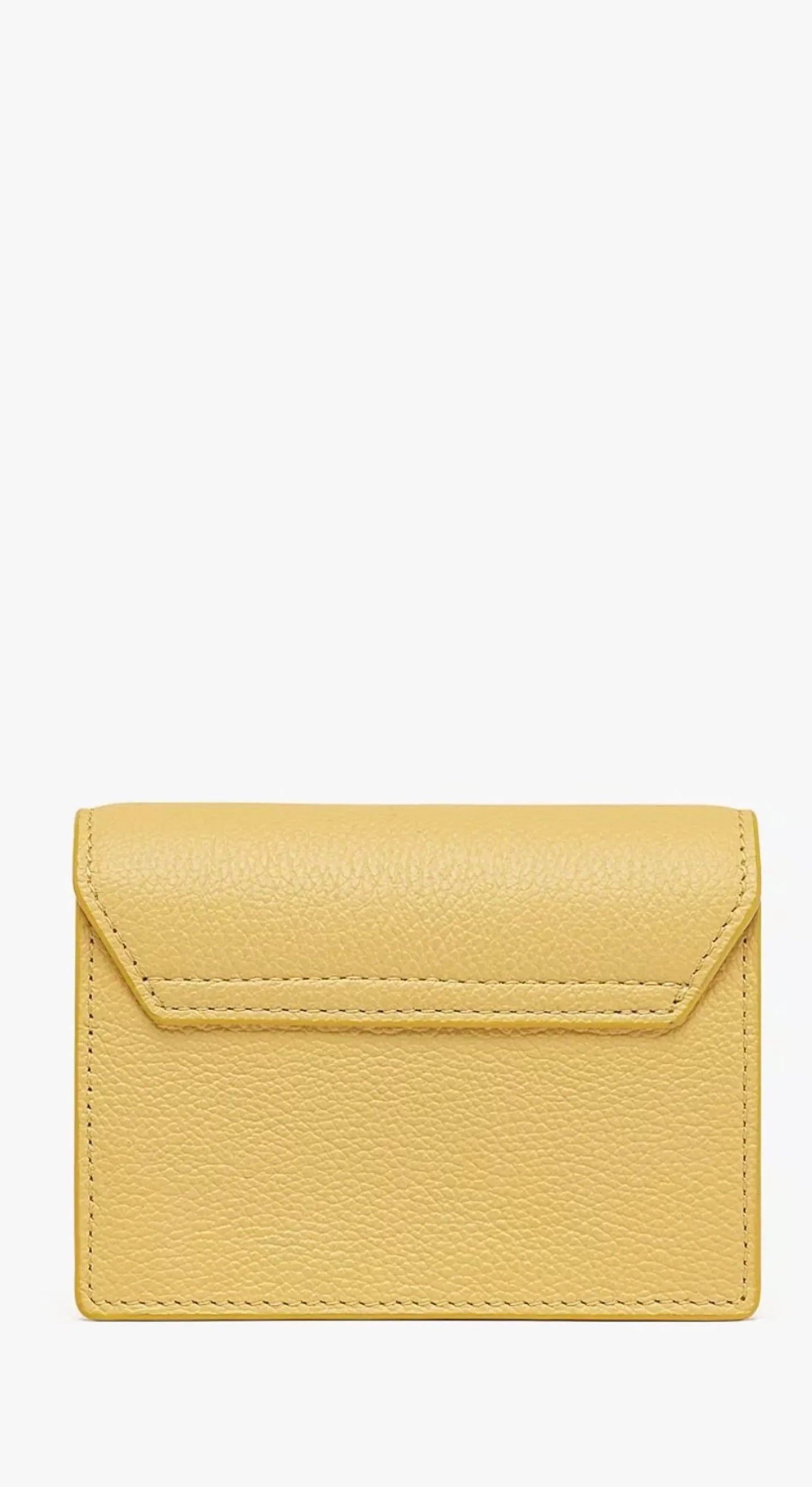 Mcm Himmel Wallet In Corn Yellow Bag