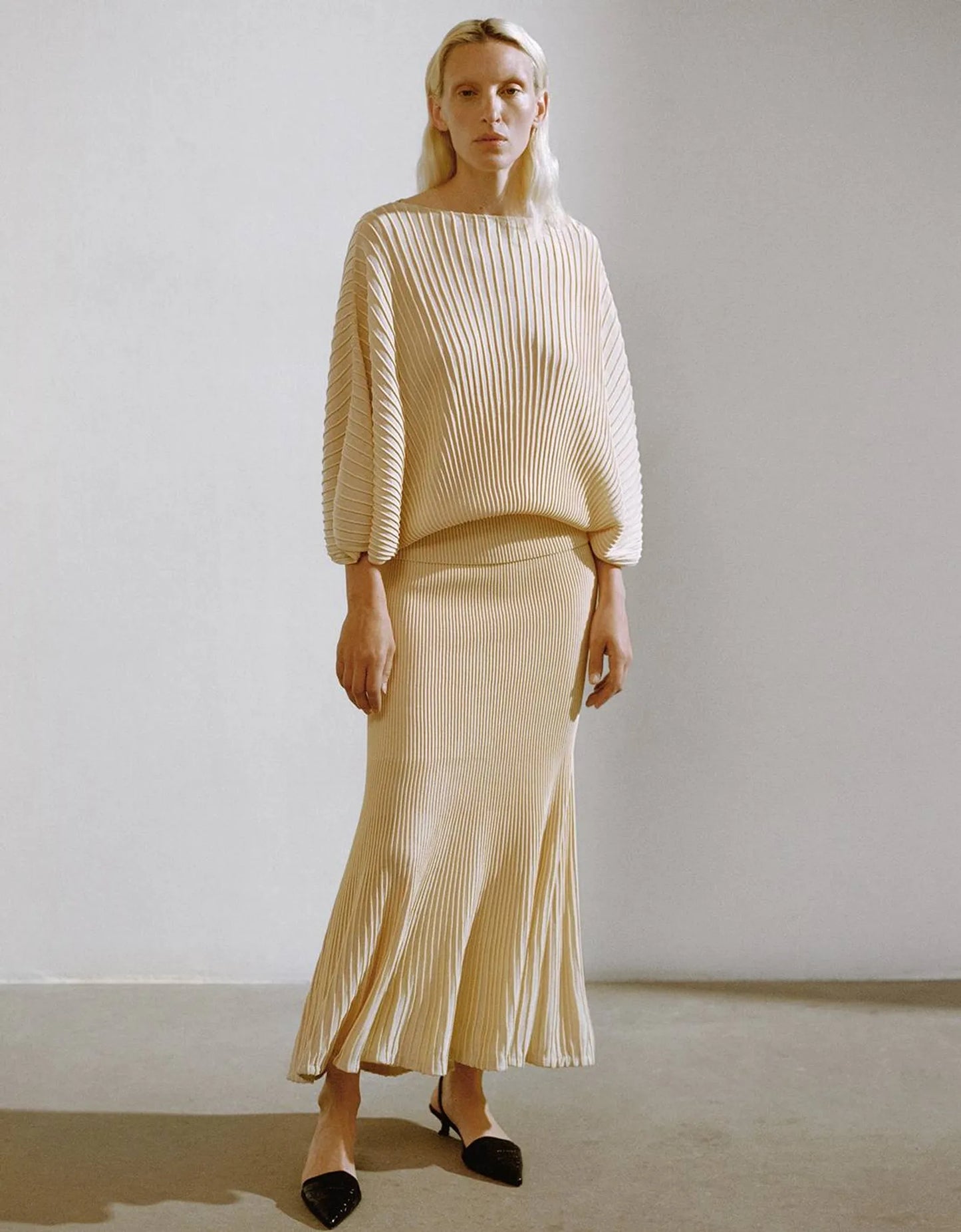 Dagmar Knitted Flare-topp