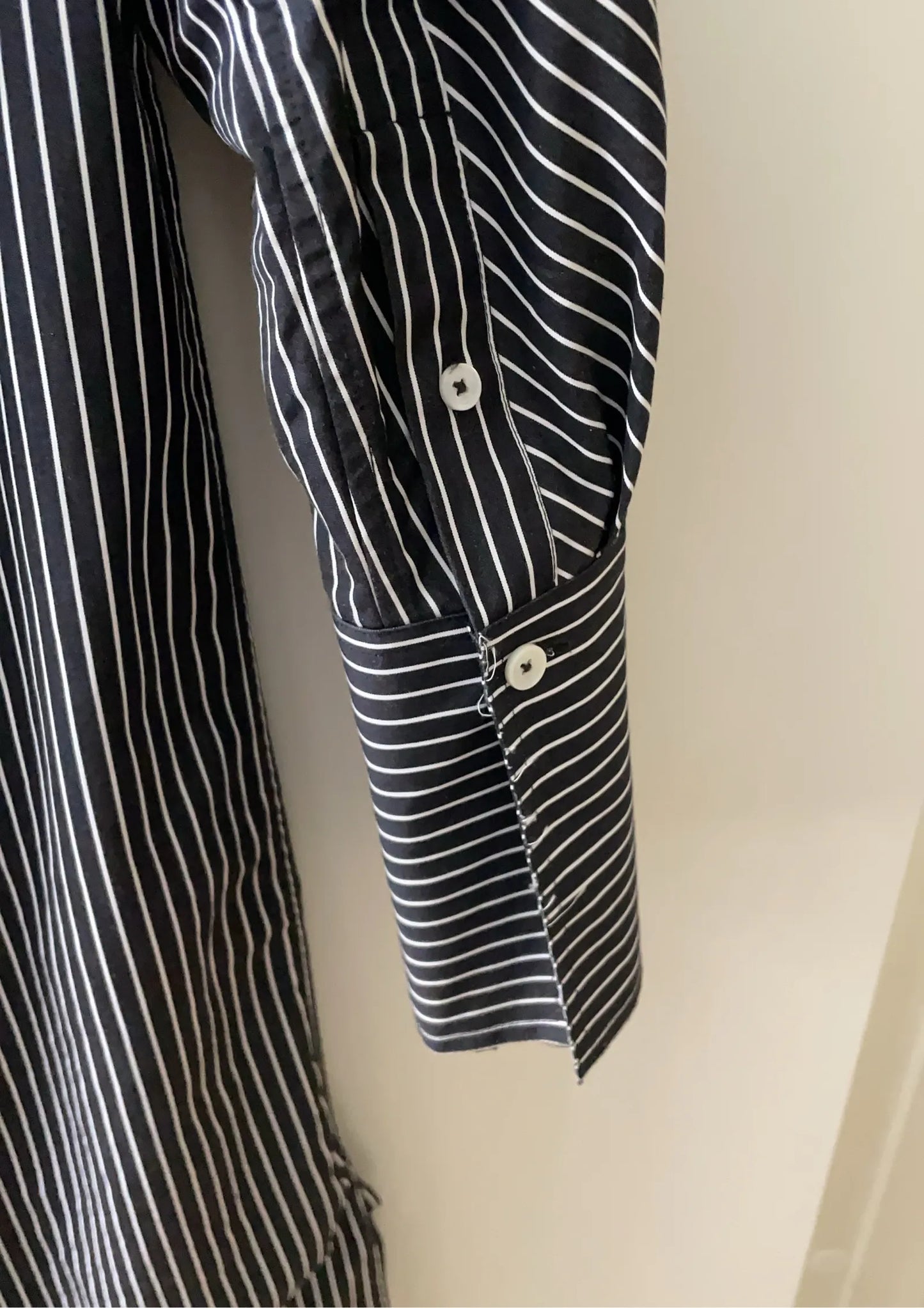 Toteme Striped Sleeve Shirtdress Dress