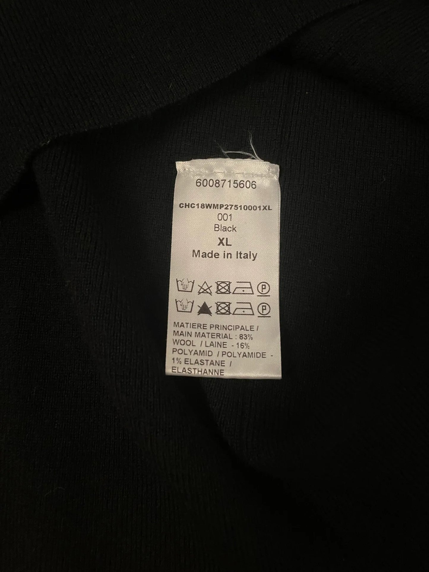 Chloé Slashed Shoulders Turtleneck-ullpolotröja NWOT
