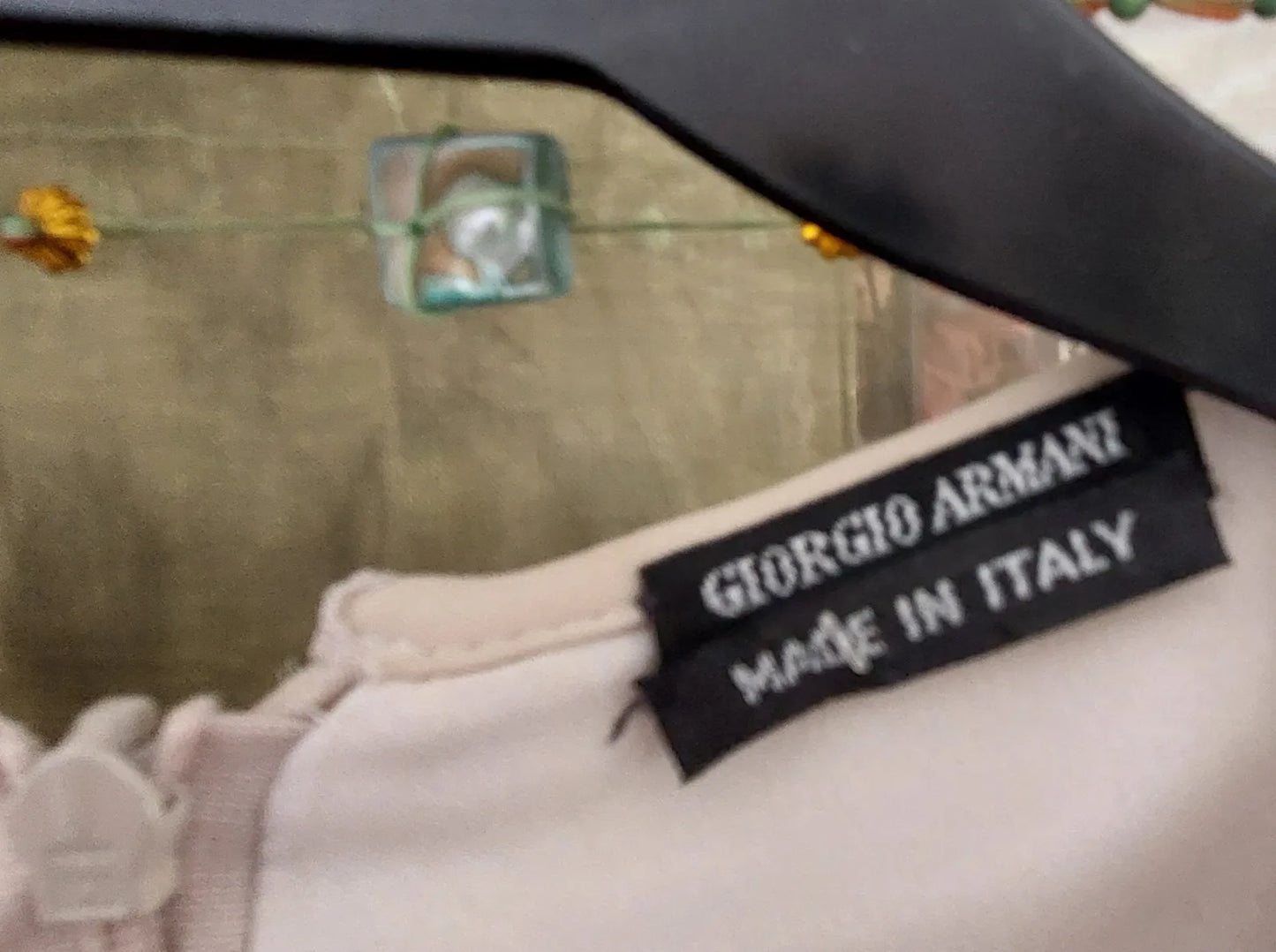 Armani-sidenklänning