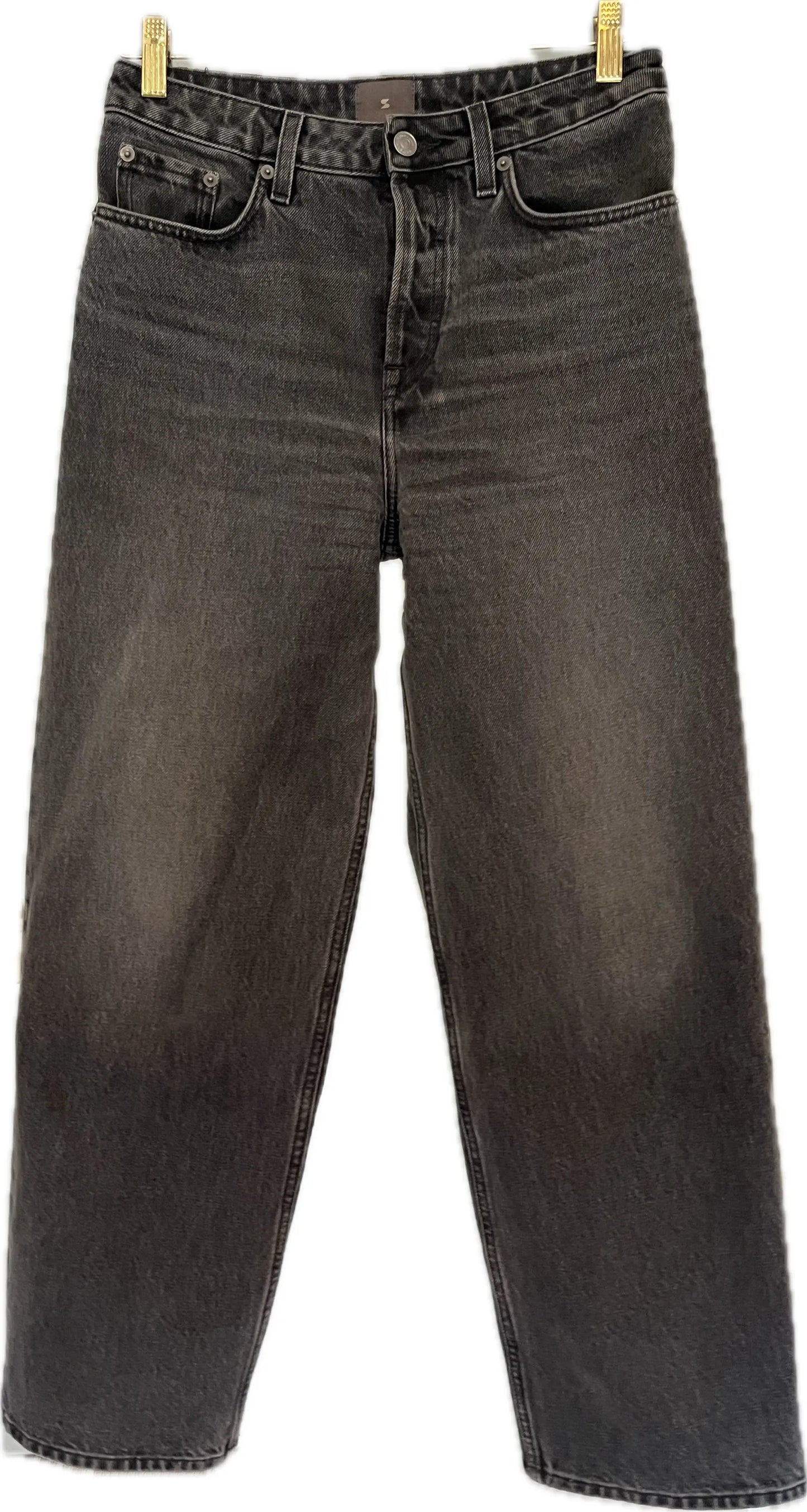Women’s Mid-waist Barrel Leg Denim Jeans