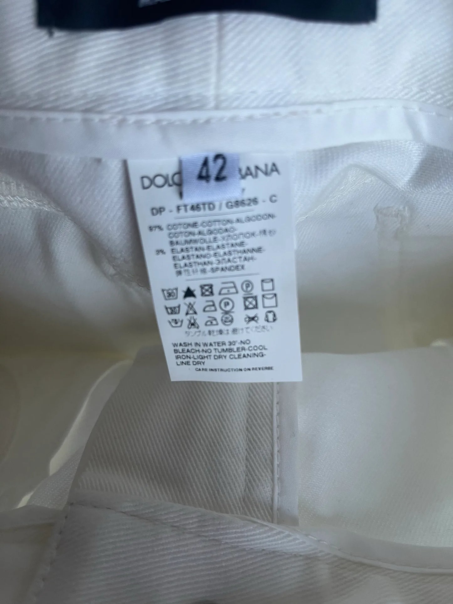 Dolce & Gabbana Stretch Straight Leg Jeans