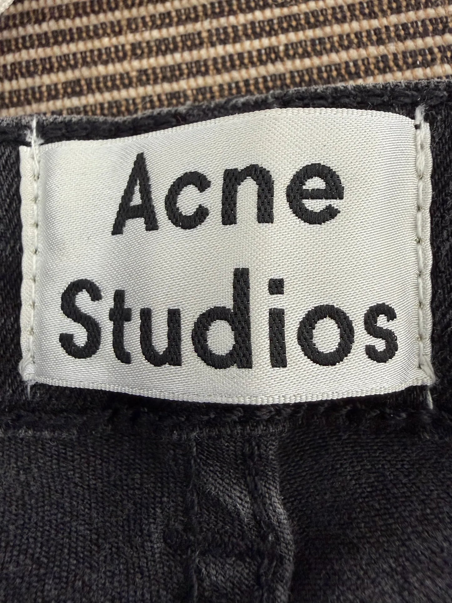 Acne Studios Pin Used Black Jeans