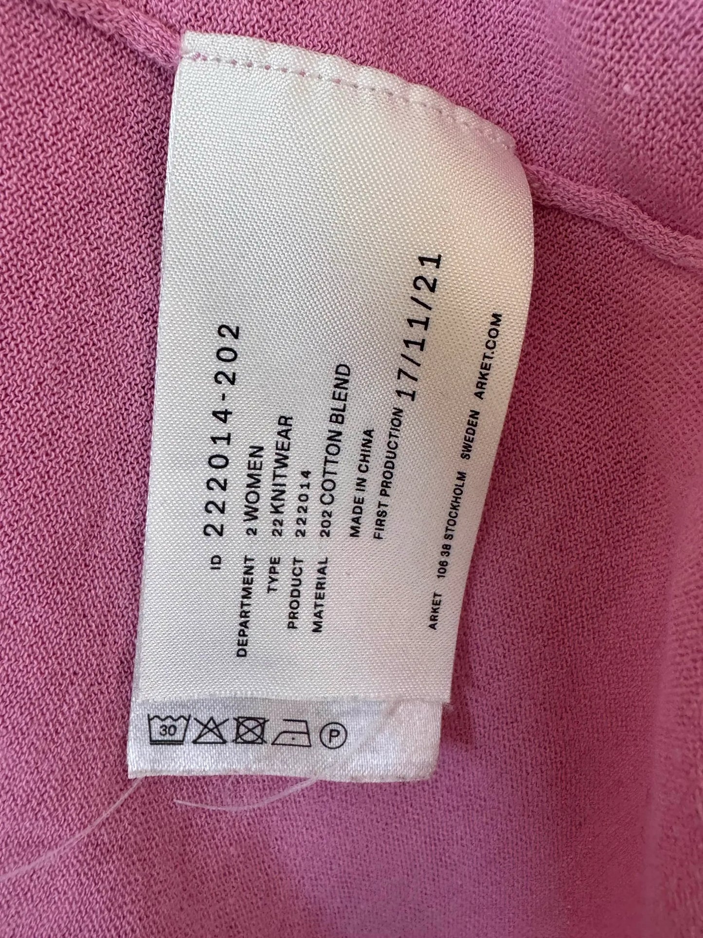 Arket Long Sleeve T- Sweater