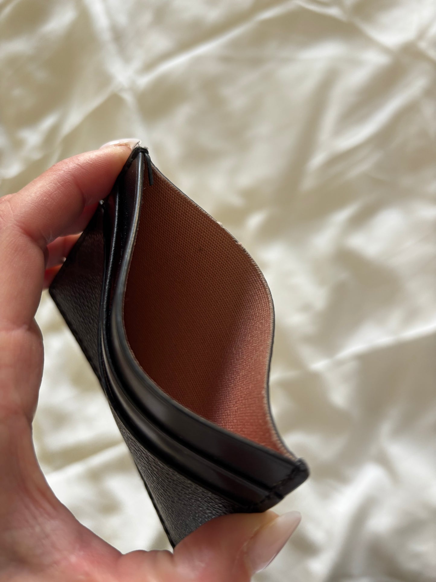 By Malene Birger Elia Printed Cardholder Charcoal Wallet