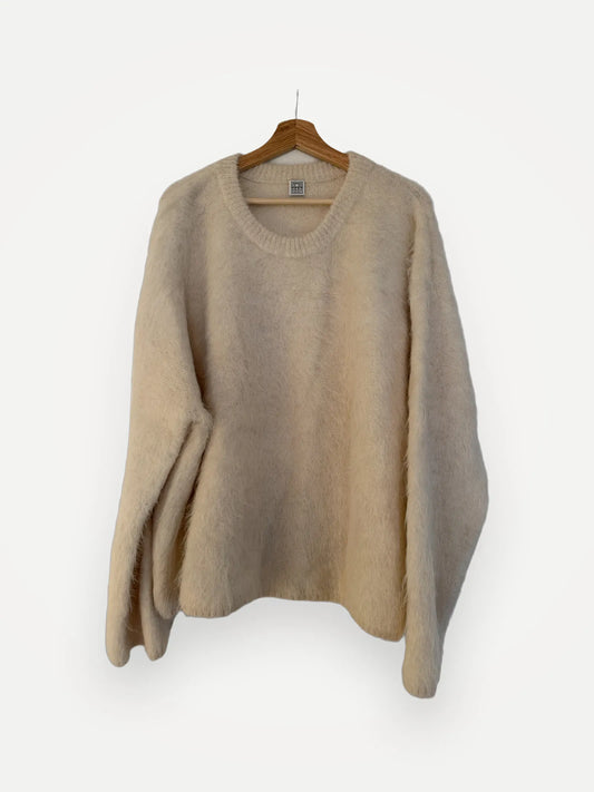 Toteme Boxy Alpaca Knit-ulltröja