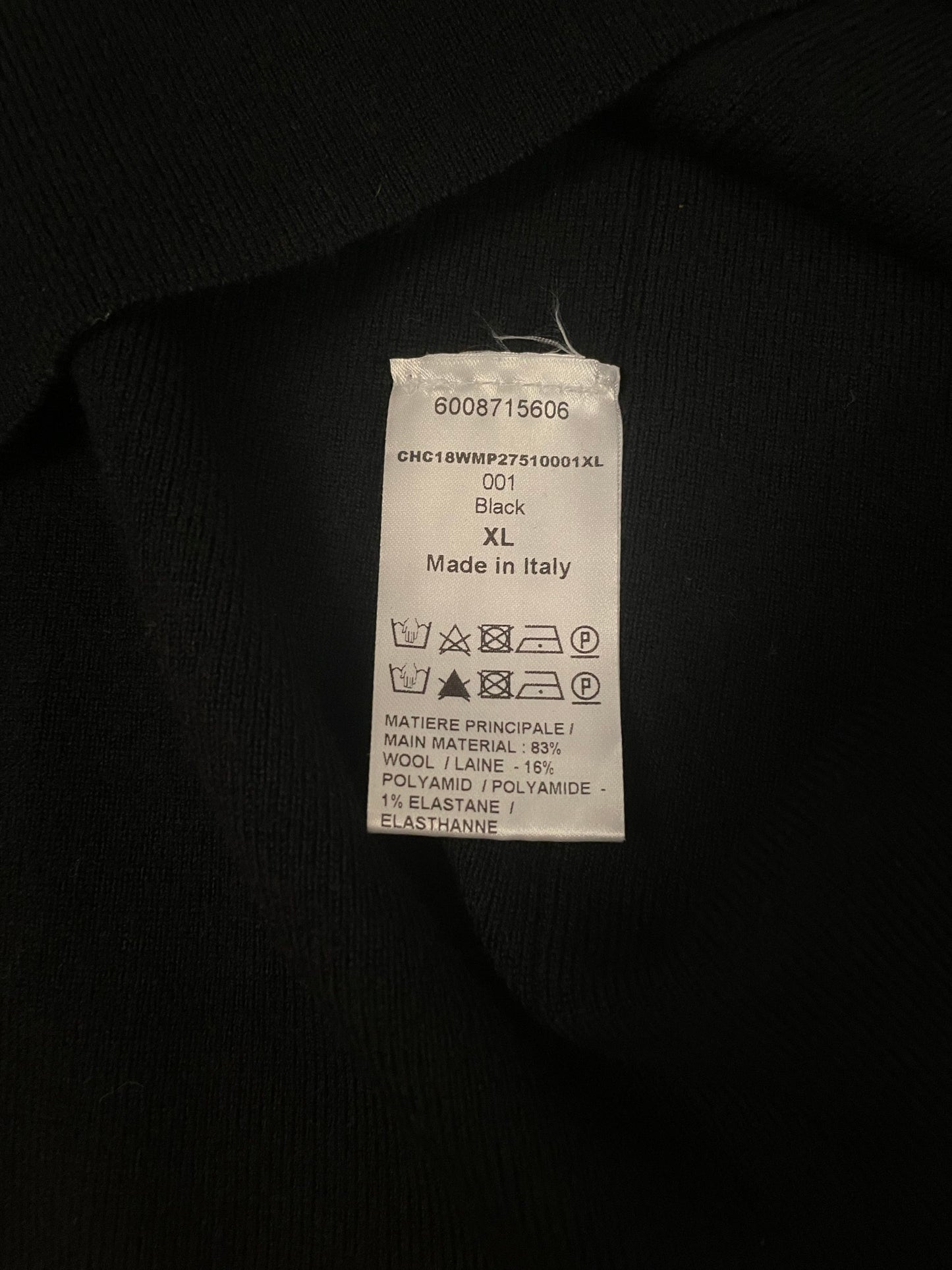 Chloé Slashed Shoulders Turtleneck-ullpolotröja NWOT