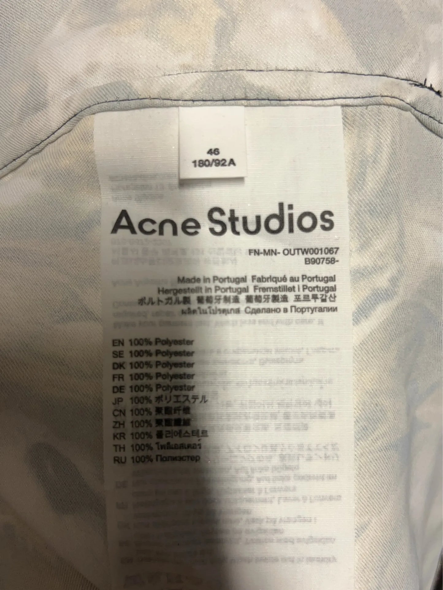 Acne Studios-skjorta NWOT