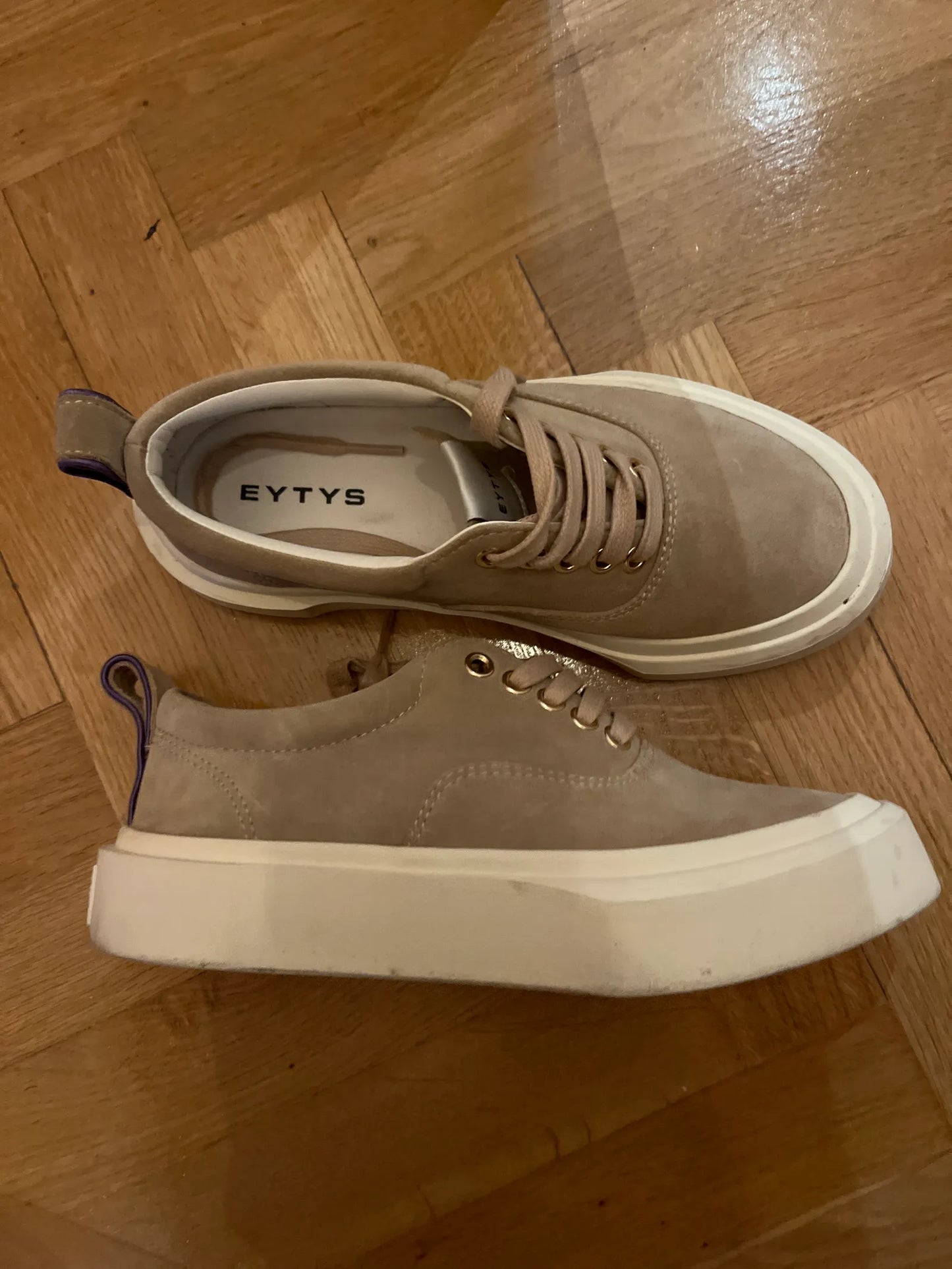Eytys Mother Ii Suede Dune-sneakers