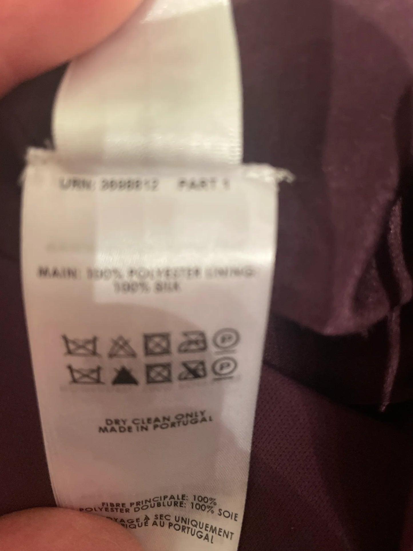 Victoria Beckham-sidenklänning NWOT