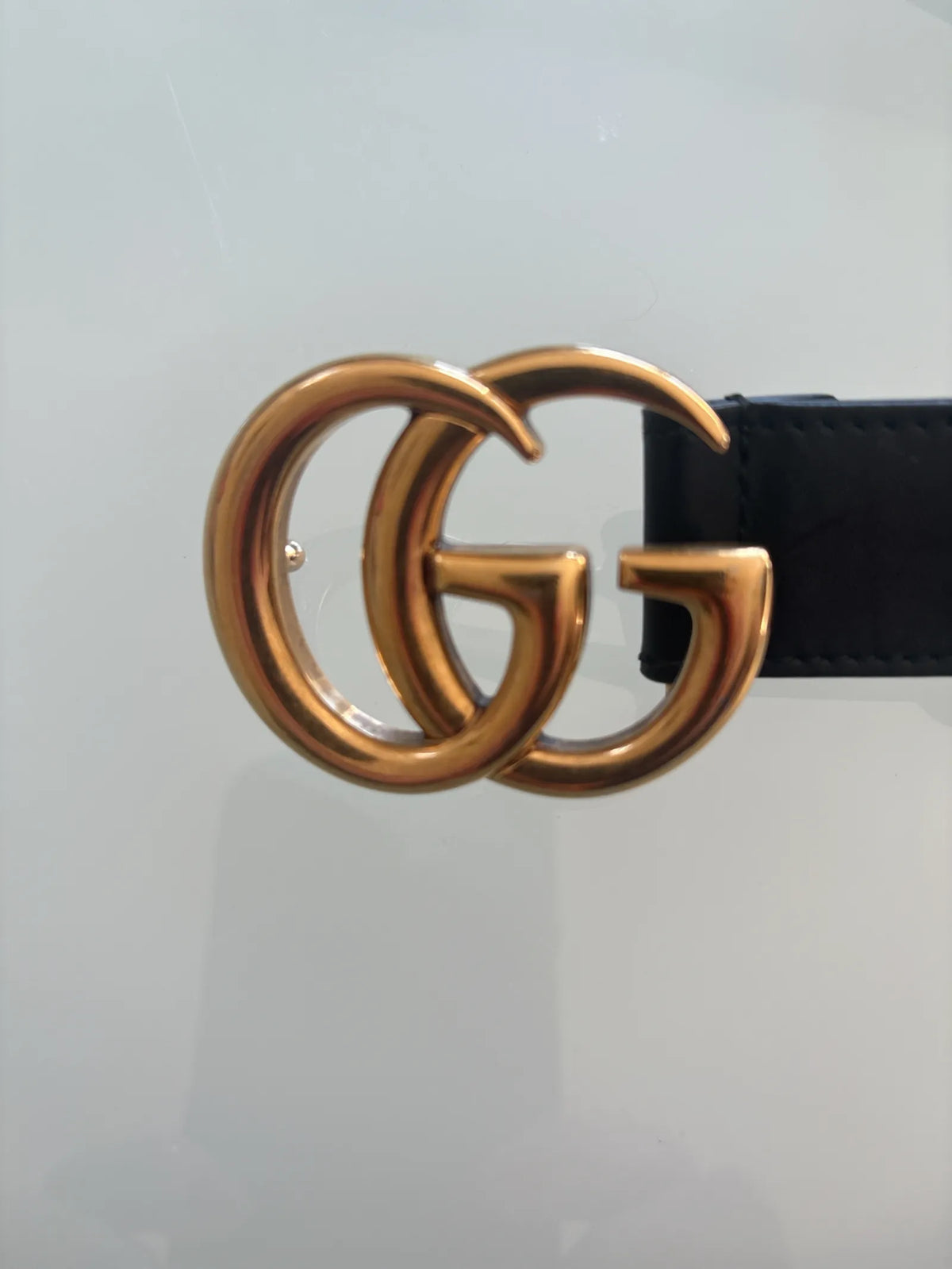 Gucci-skinnbälte