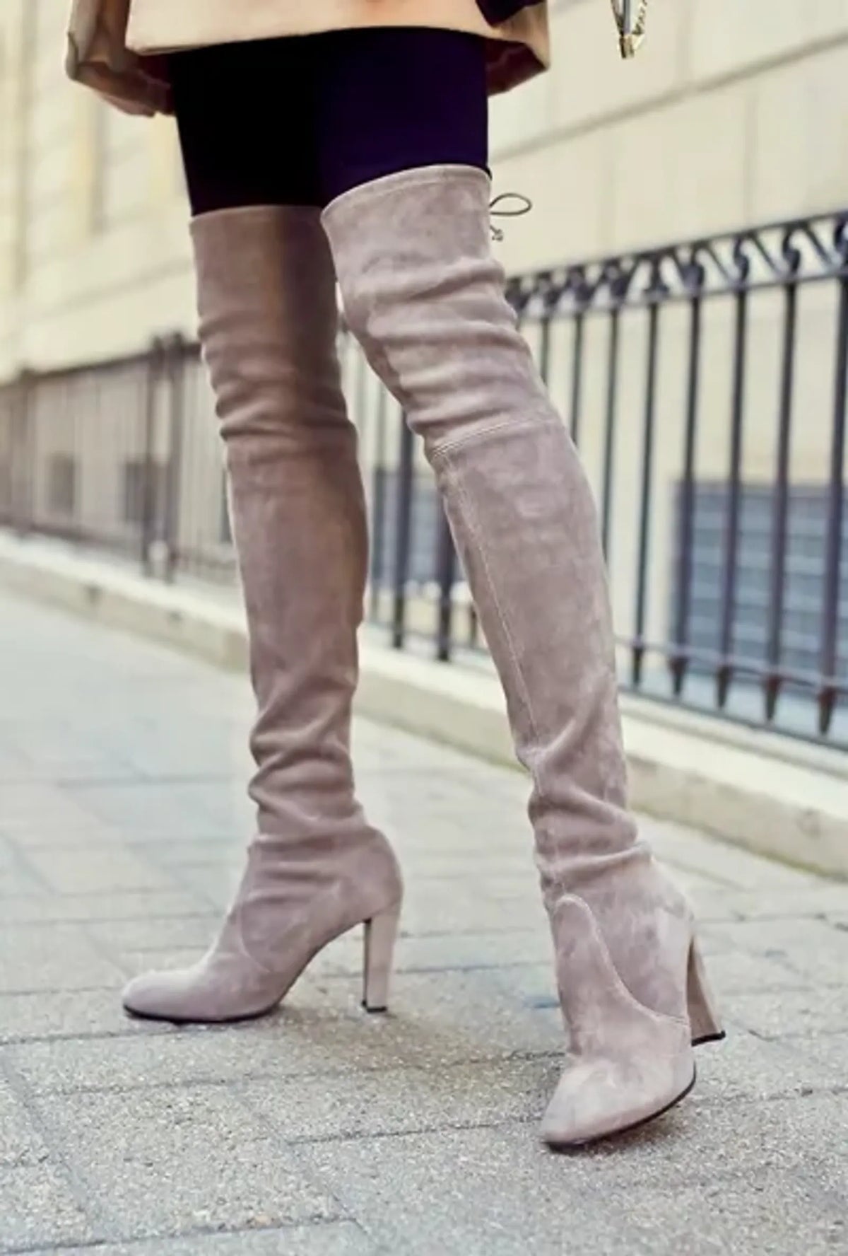 Stuart Weitzman Highstreet Sand Boots