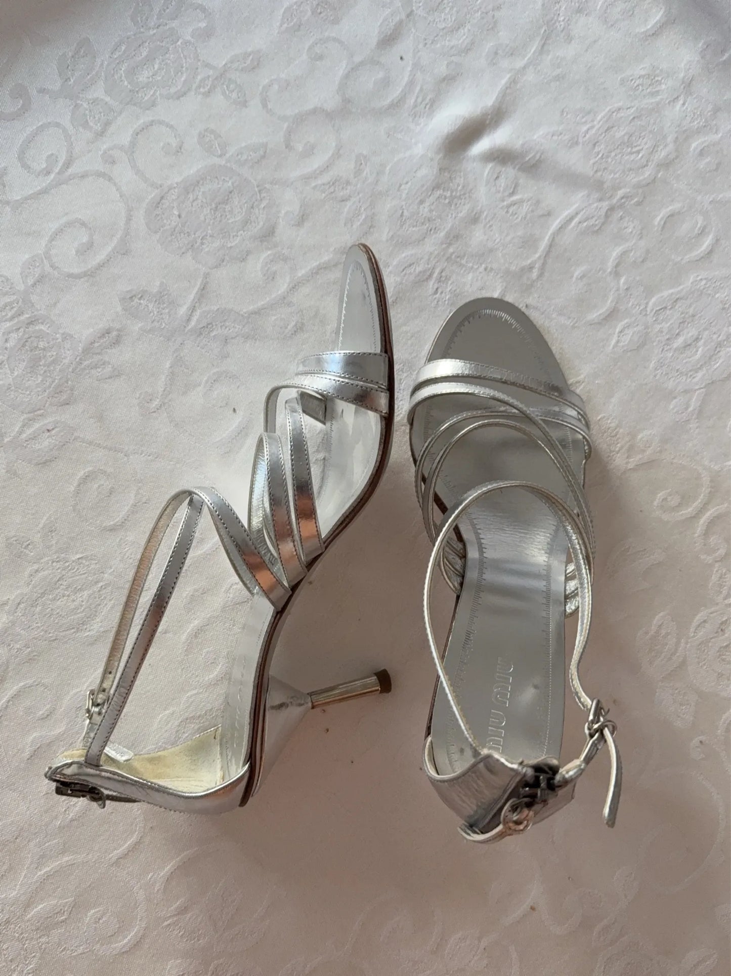 Miu Miu-skinnklackar NWOT